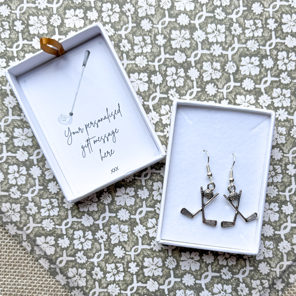 Golf Club Simply Charm Earrings