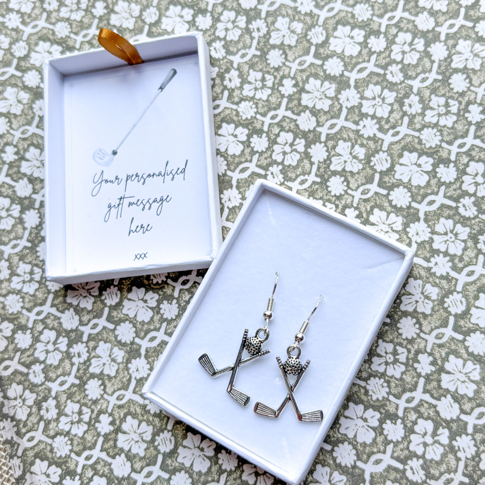 Golf Club Simply Charm Earrings