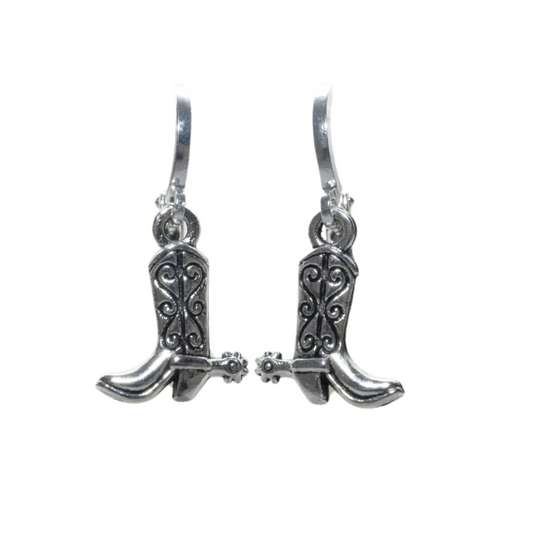 Cowboy Boot Charm Earrings