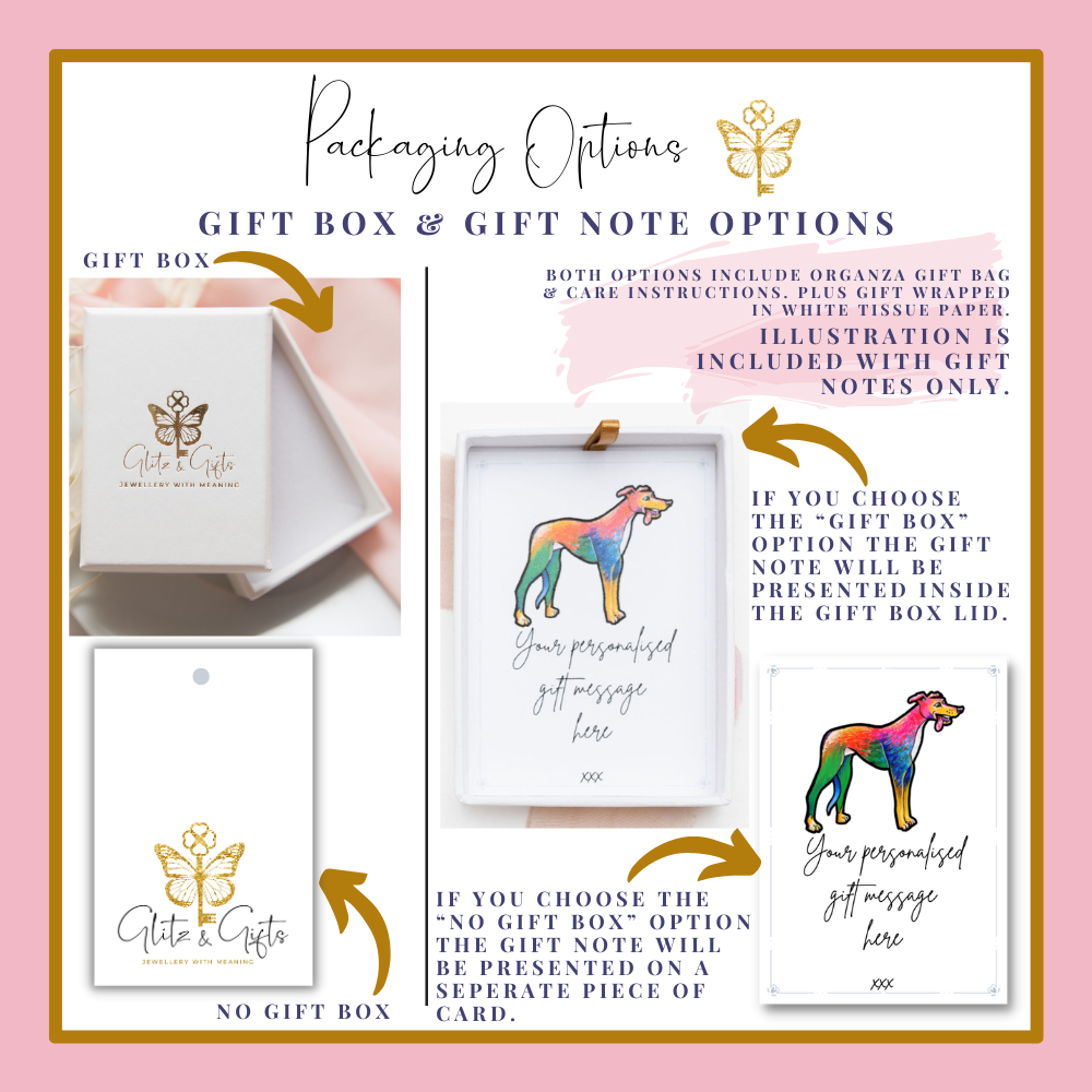 Personalised Greyhound Keyring