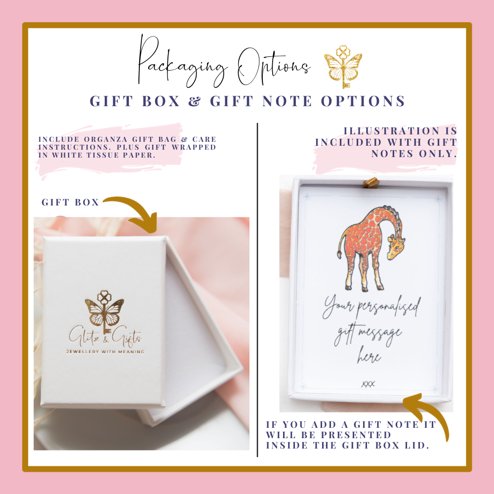 Personalised Giraffe Charm Catcher Necklace