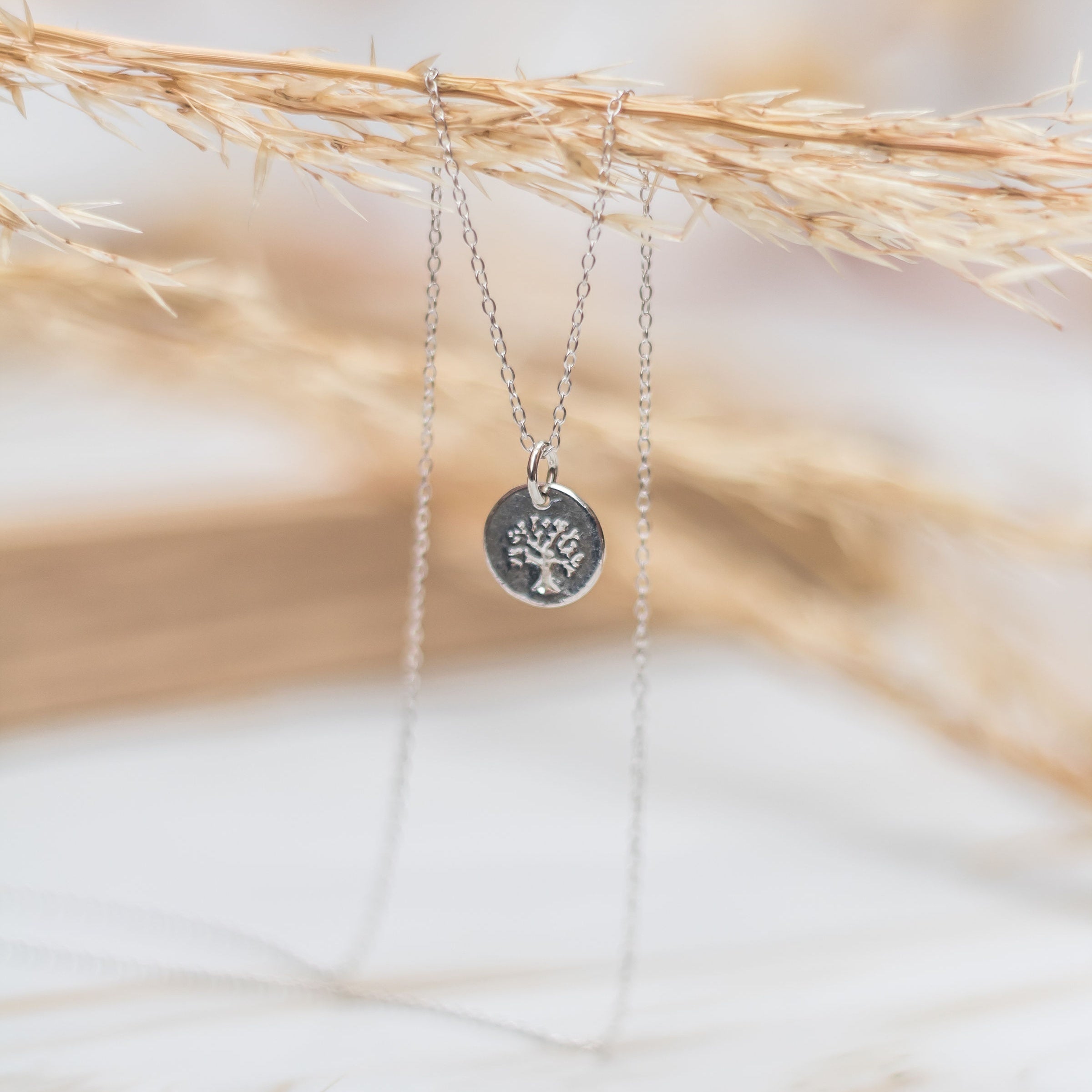 Tree necklace, 925 sterling silver, nature gifts, family jewellery