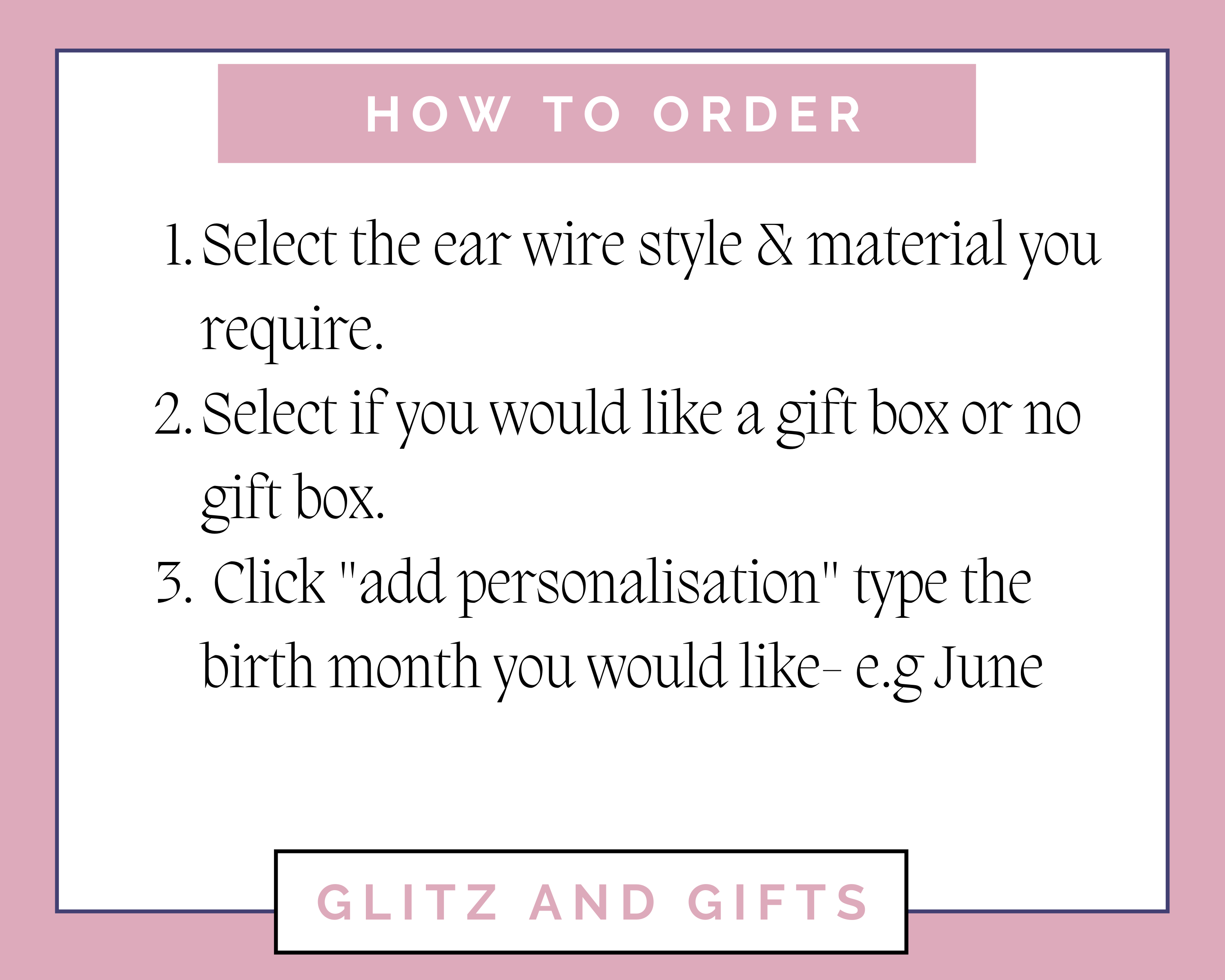 Personalised Butterfly Birthstone Charm Earrings