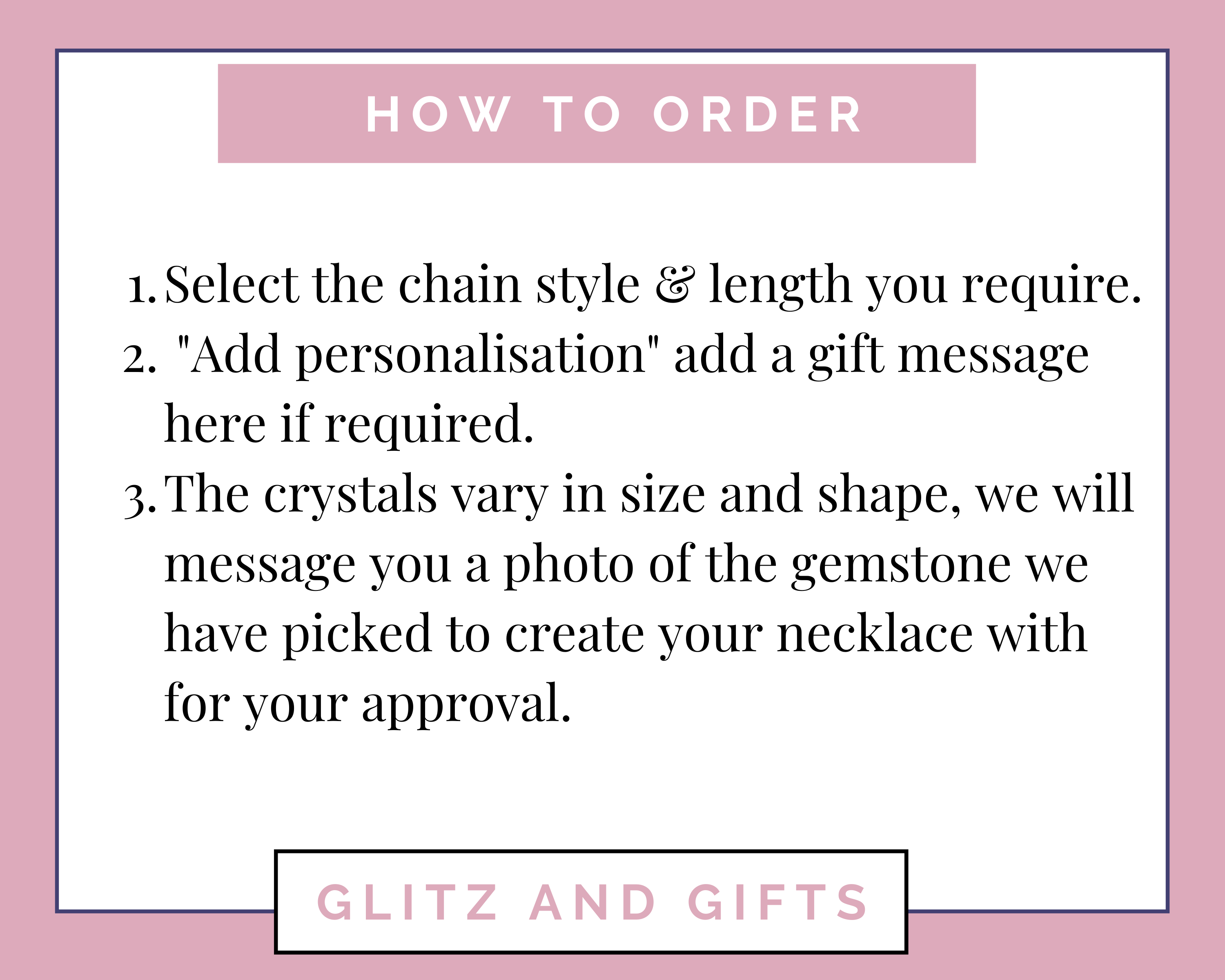 Sterling Silver Crystal Quartz Necklace - April Birthstone