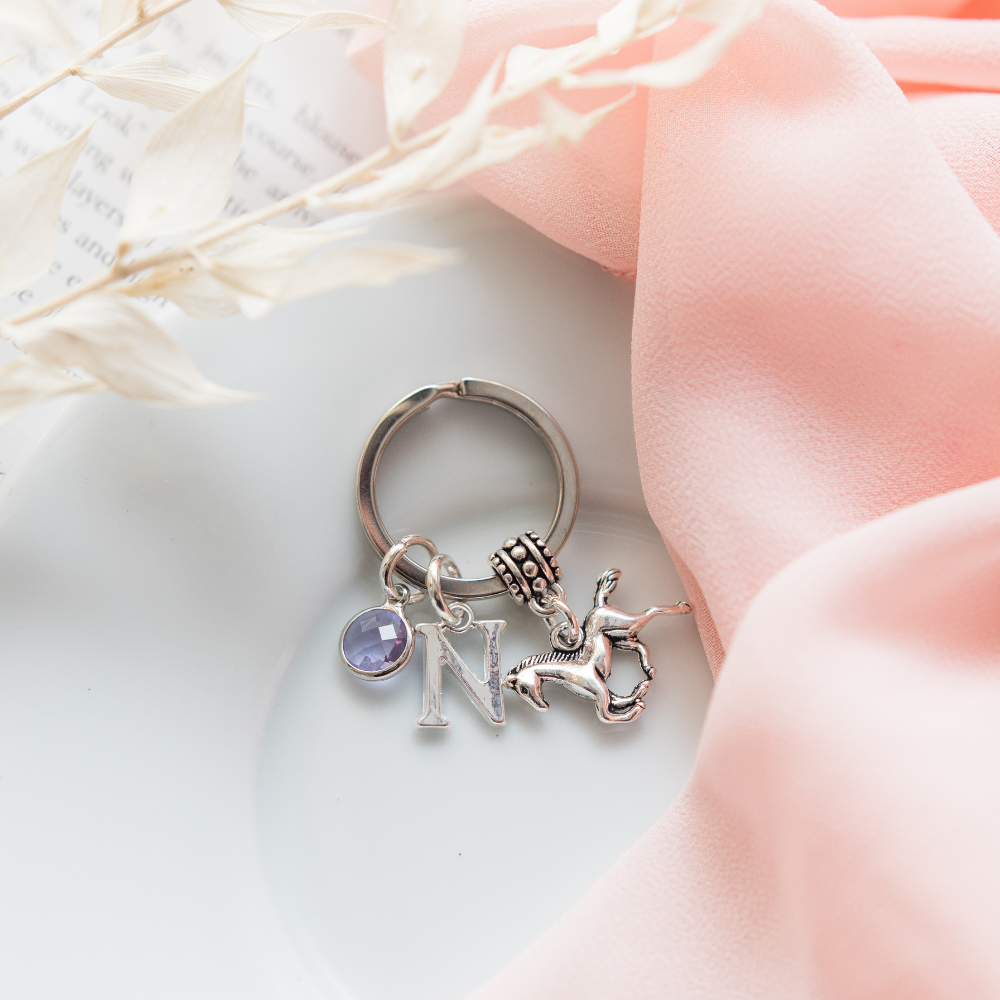 Personalised Horse Keyring
