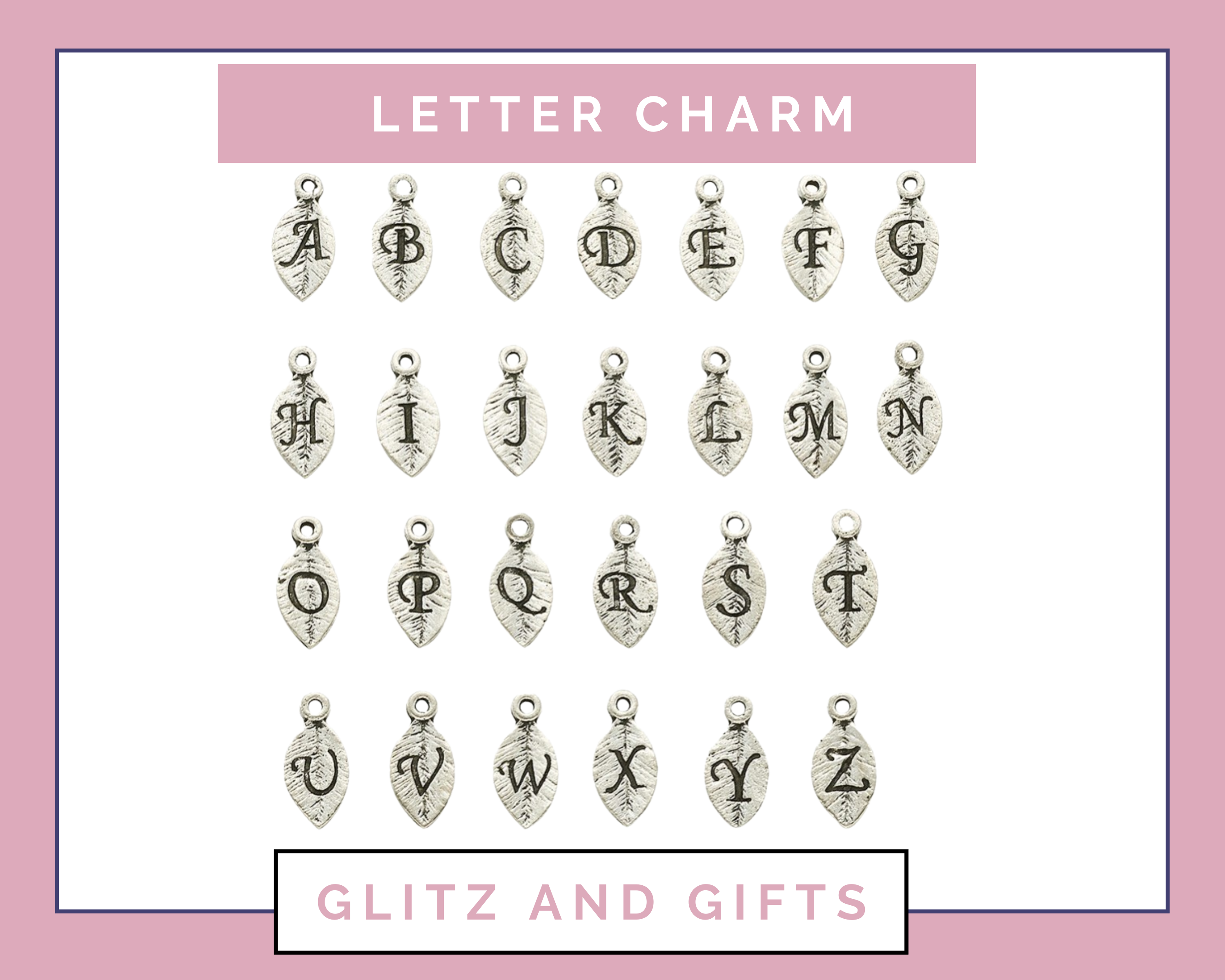 Personalised Birthstone & Leaf Initial Necklace