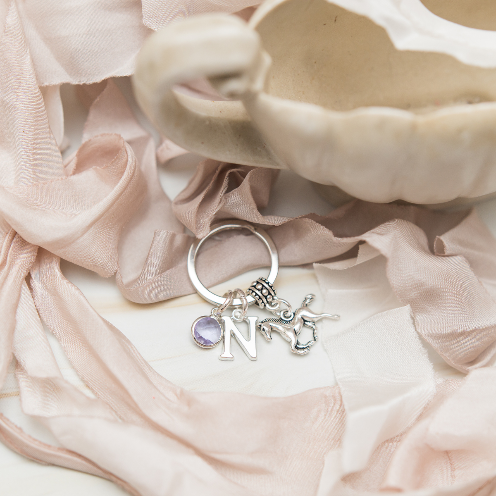 Personalised Horse Keyring