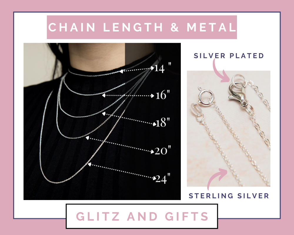 Personalised Birthstone & Leaf Initial Necklace