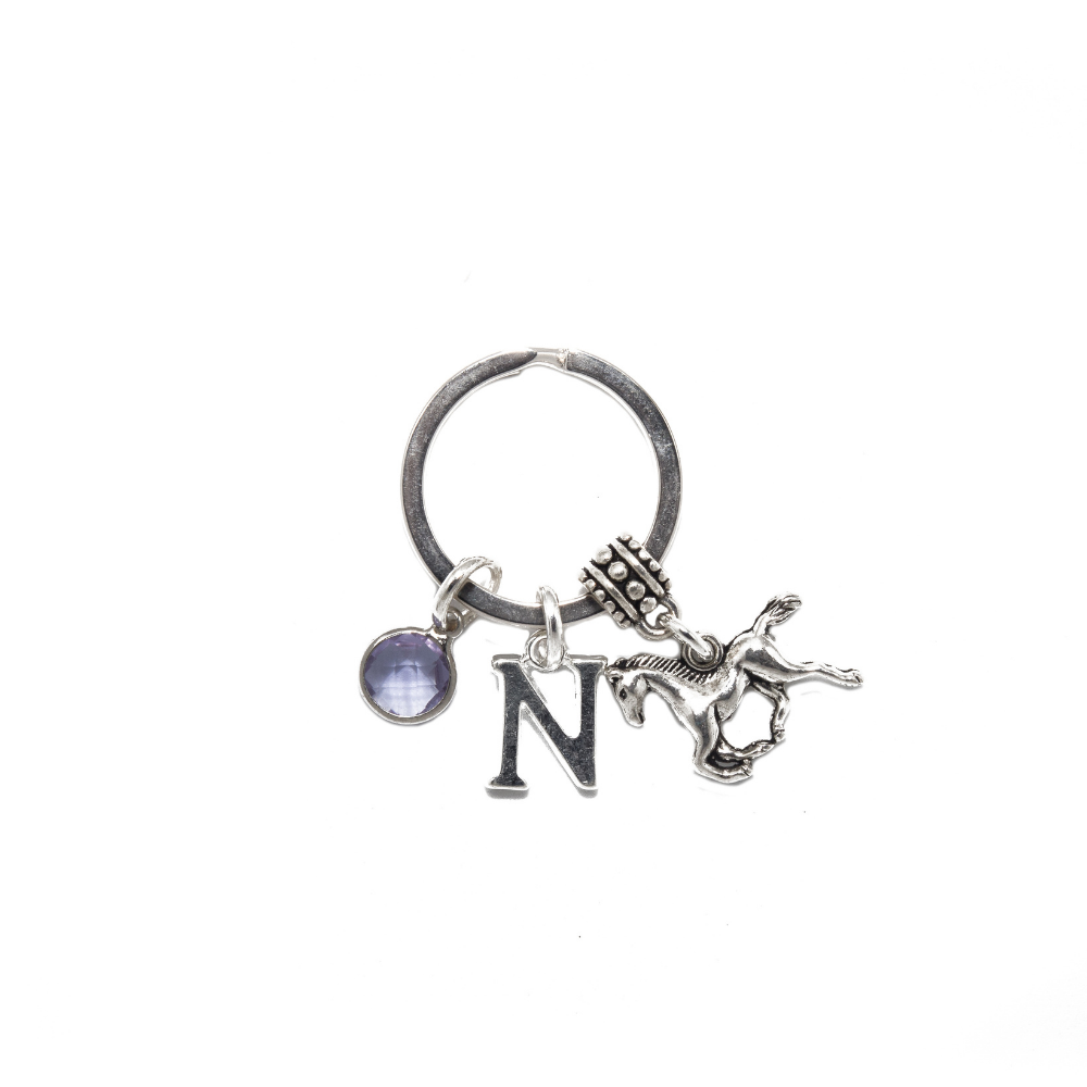 Personalised Horse Keyring