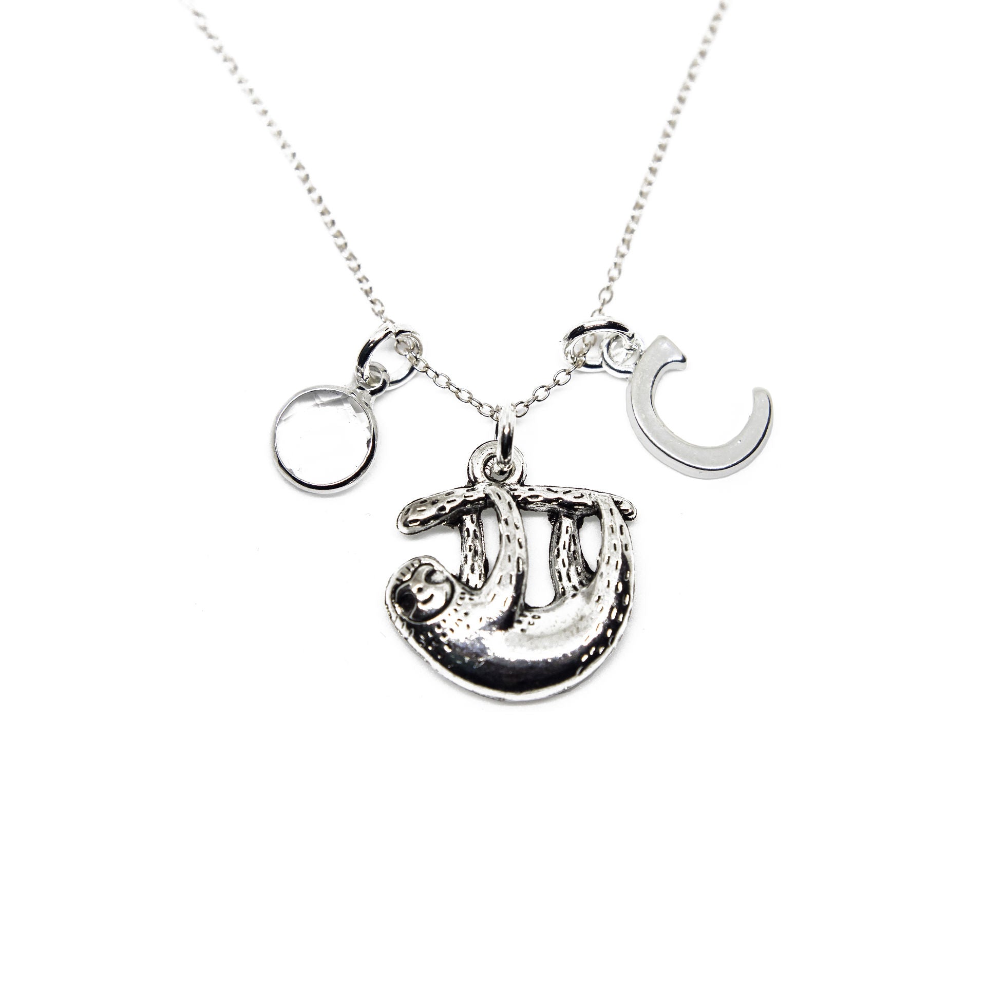 Personalised Sloth Necklace