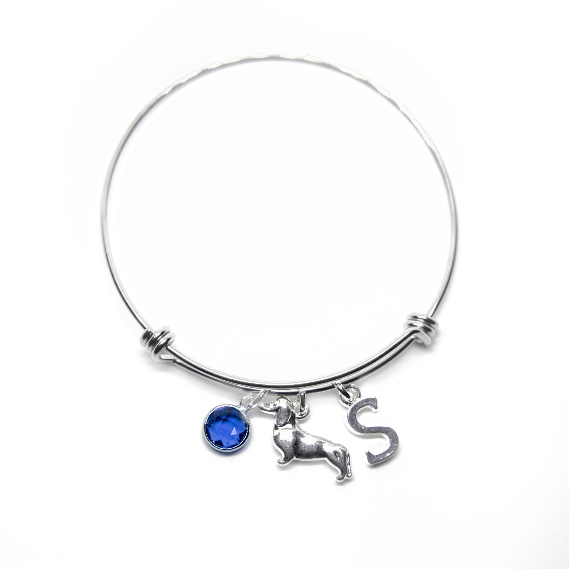 Personalised Dachshund Bangle