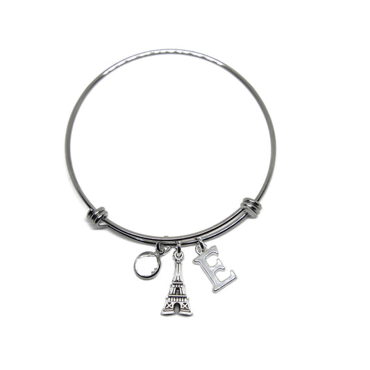 Personalised Paris Bangle