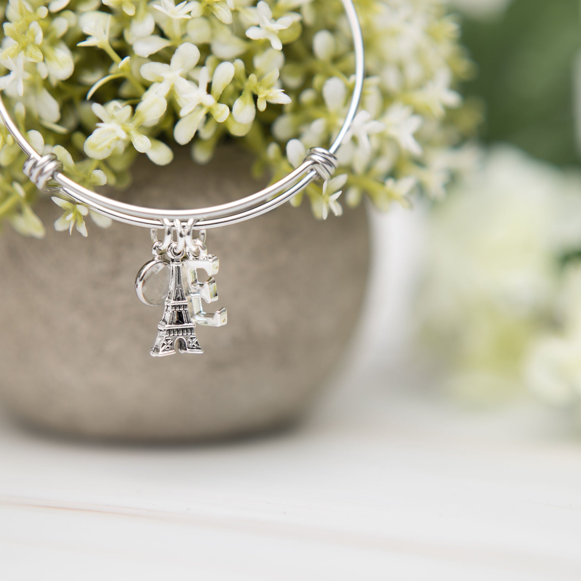 Personalised Paris Bangle