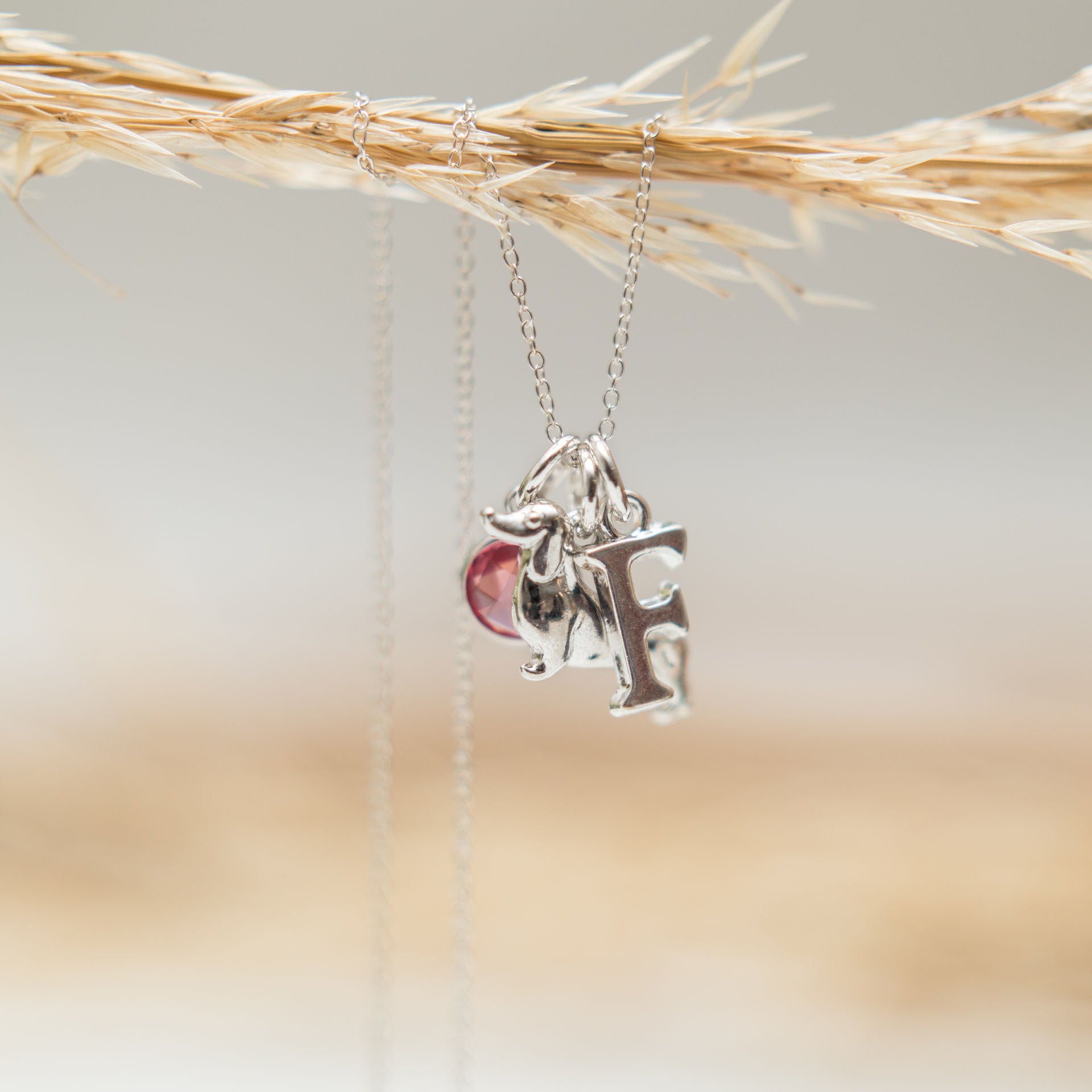 Personalised Dachshund Necklace