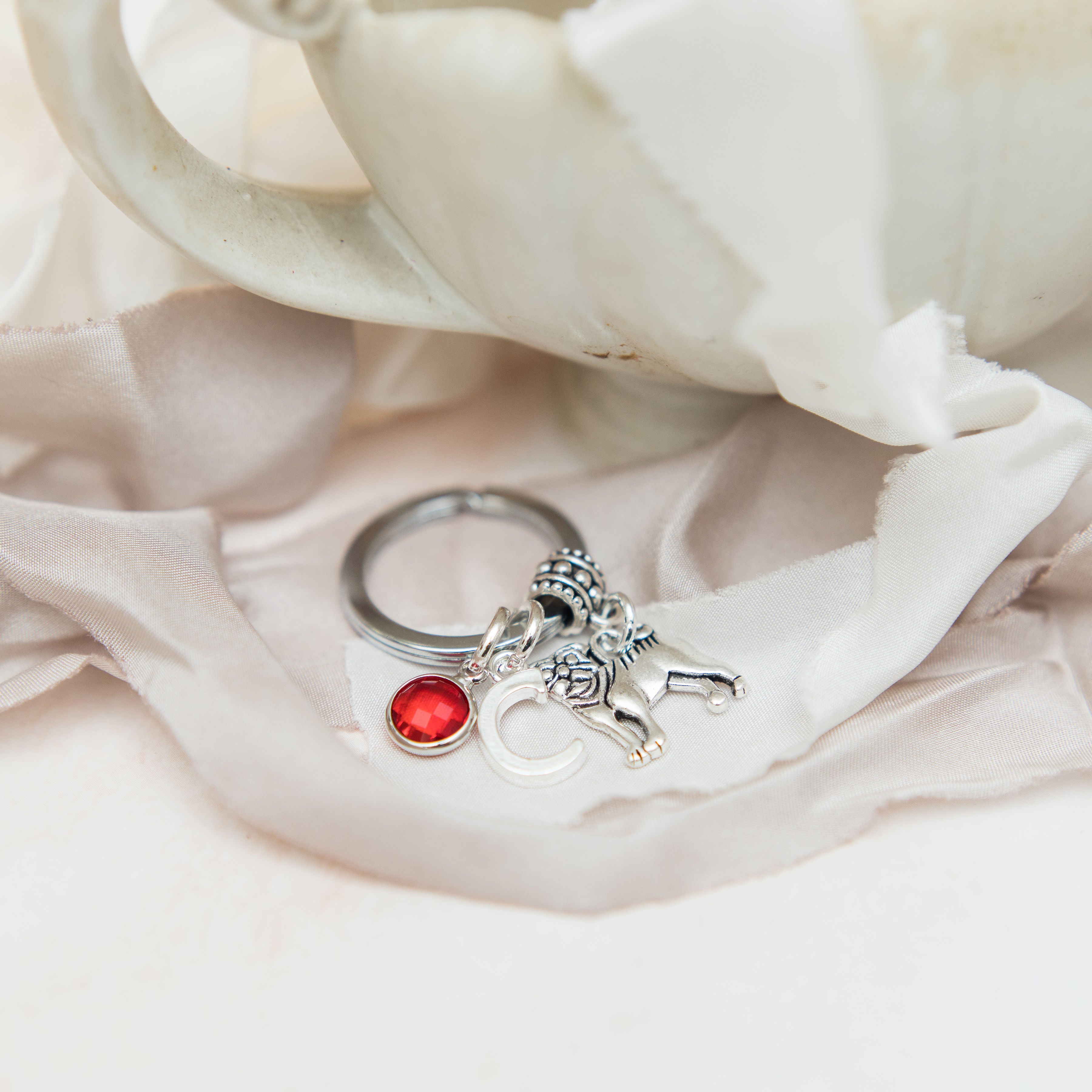 Personalised Pug Dog Keyring