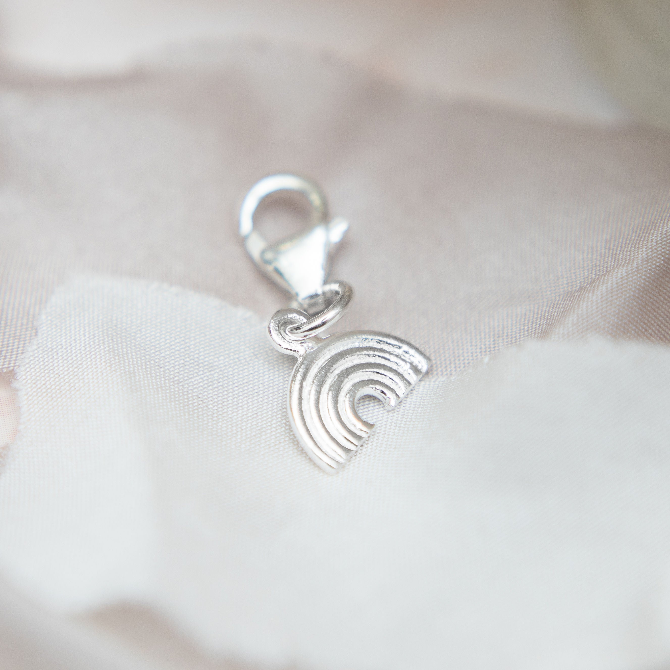 Sterling Silver Rainbow Clip Charm
