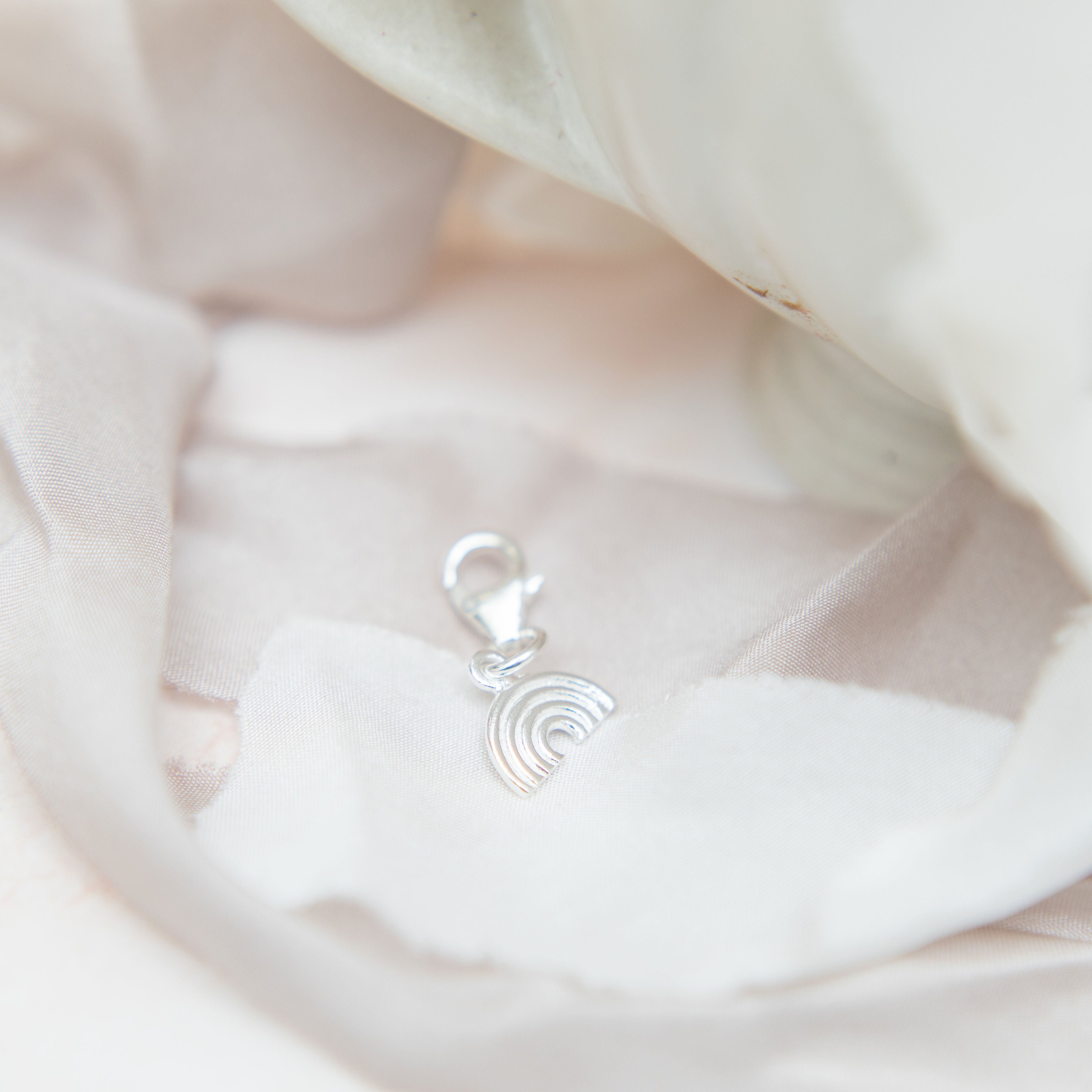 Sterling Silver Rainbow Clip Charm