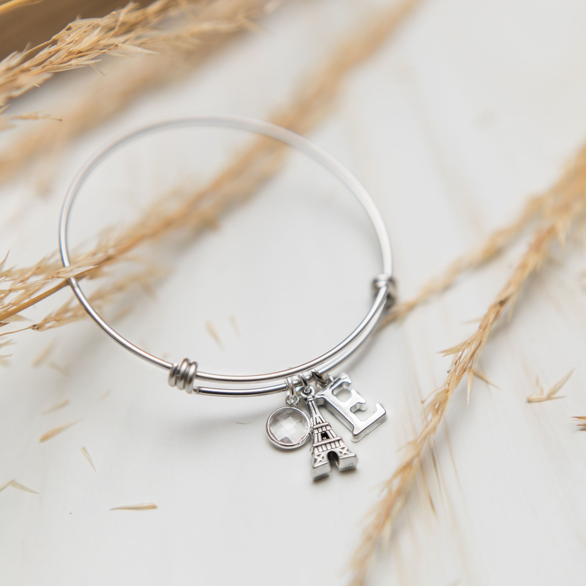 Personalised Paris Bangle
