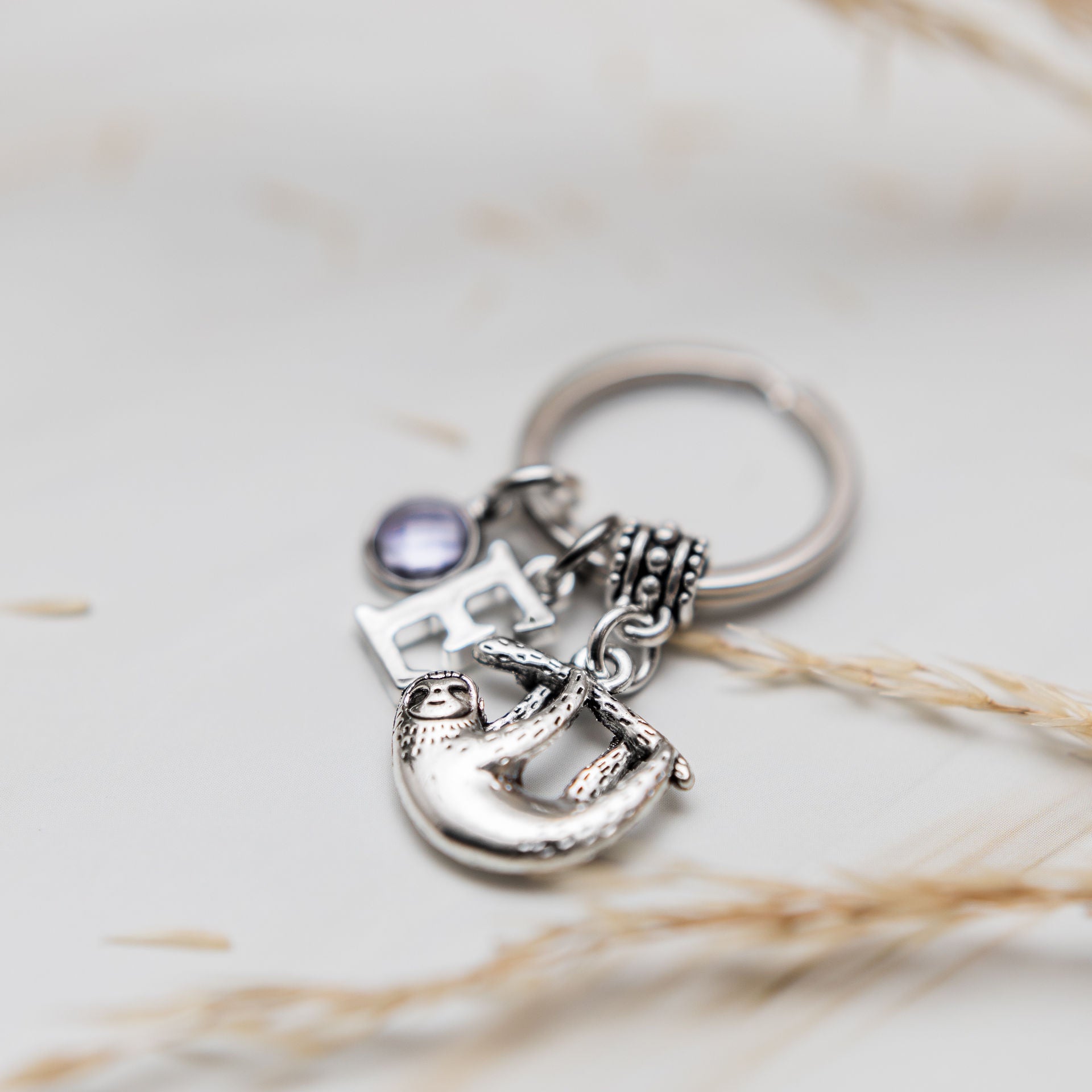 Personalised Sloth Keyring