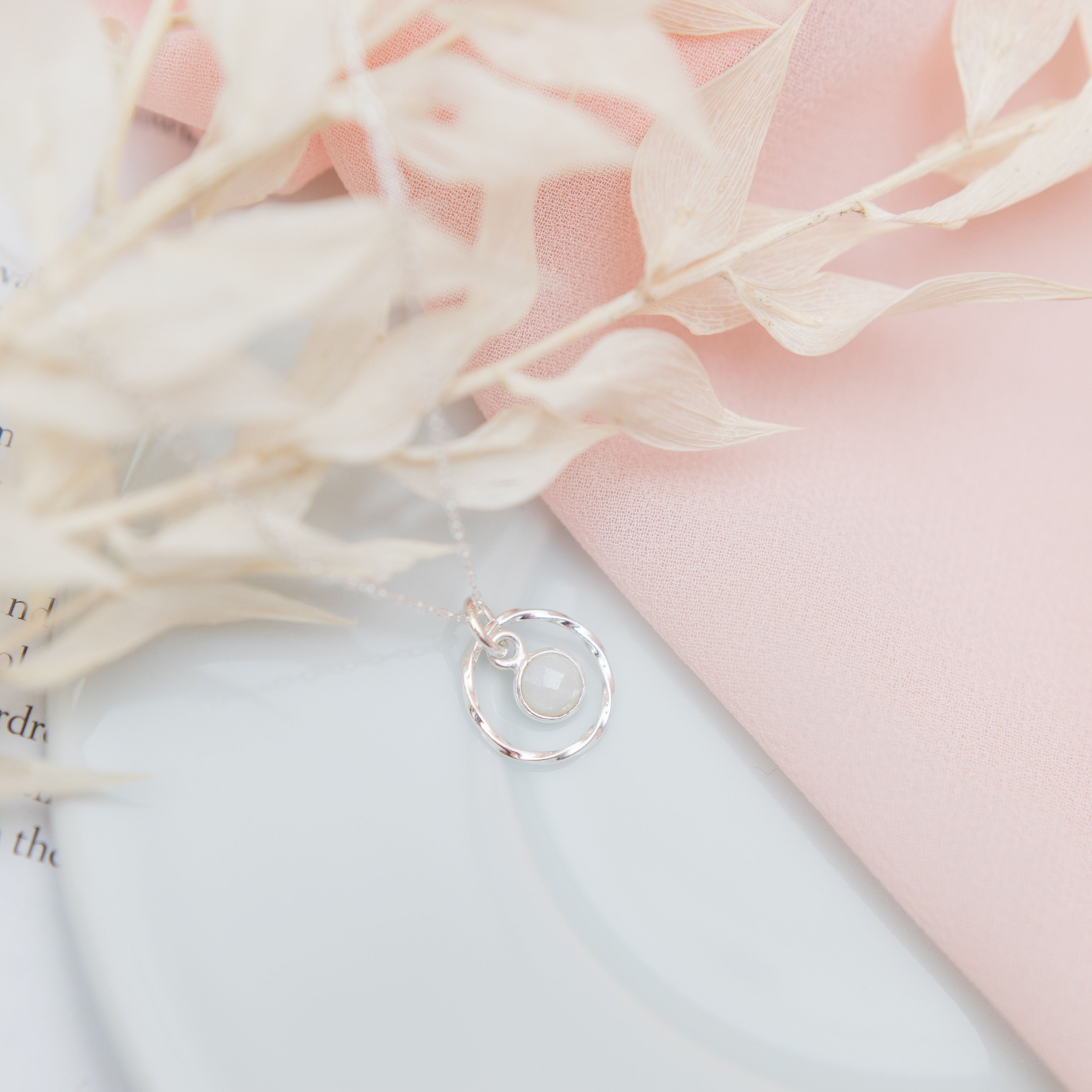 Sterling Silver Moonstone Necklace