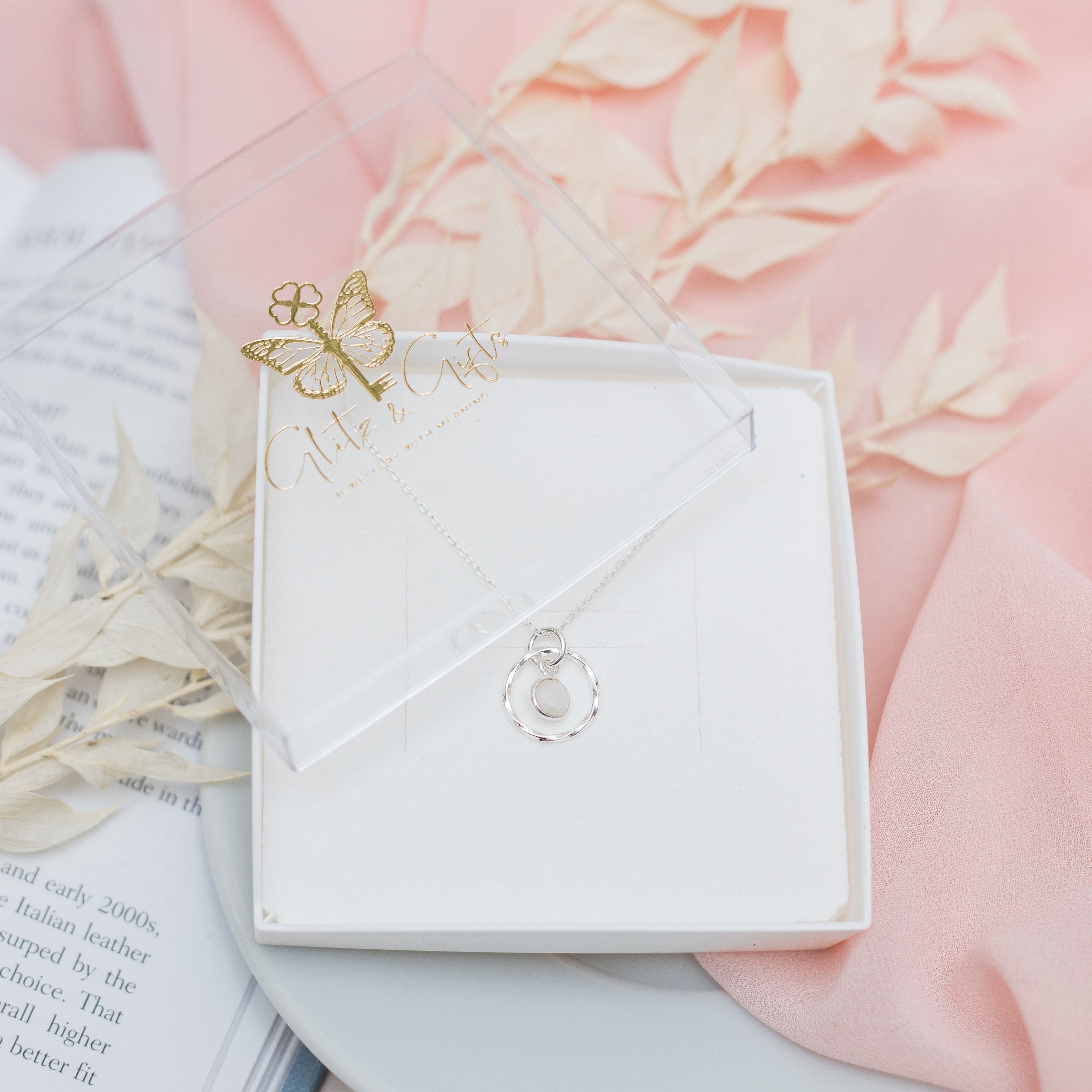 Sterling Silver Moonstone Necklace