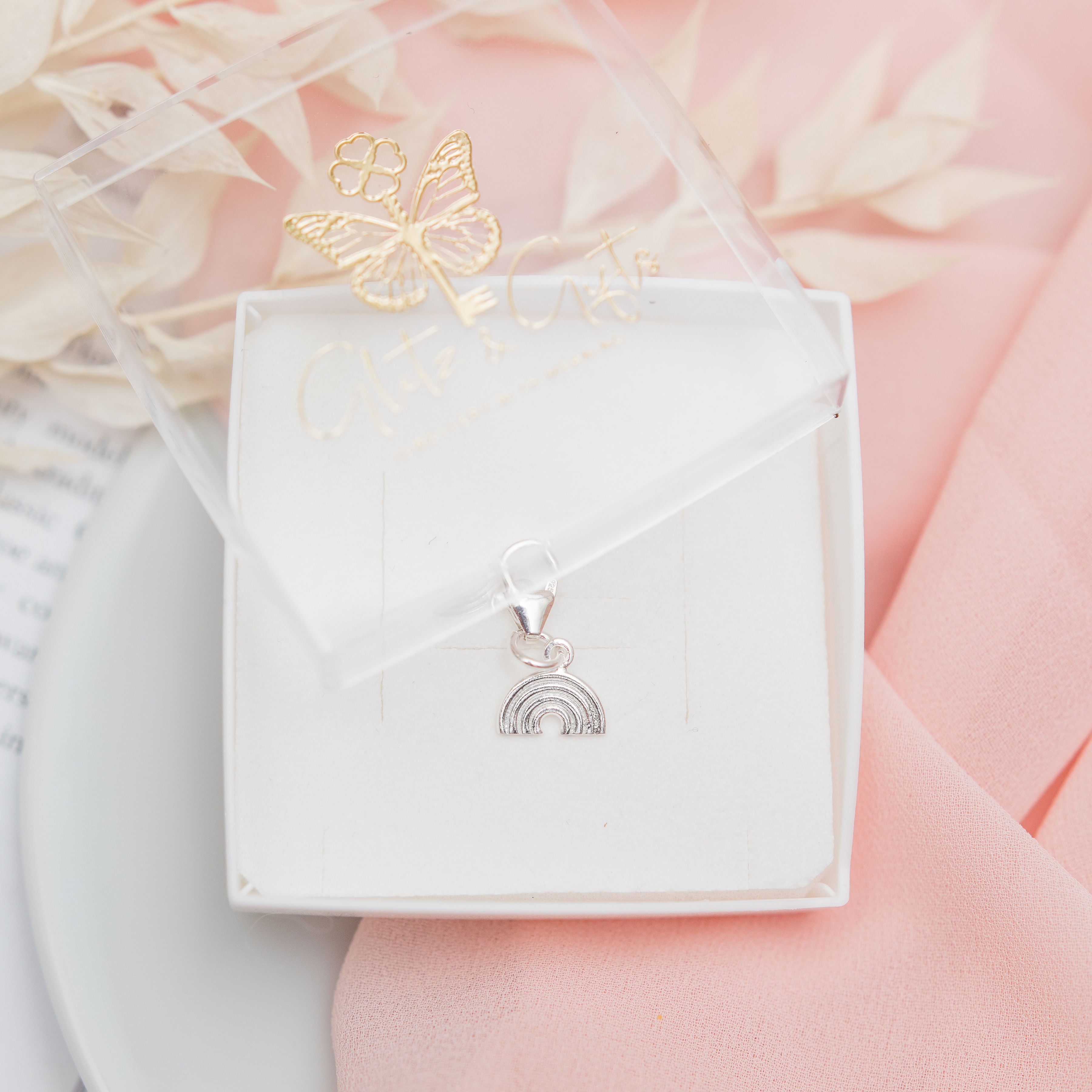 Sterling Silver Rainbow Clip Charm