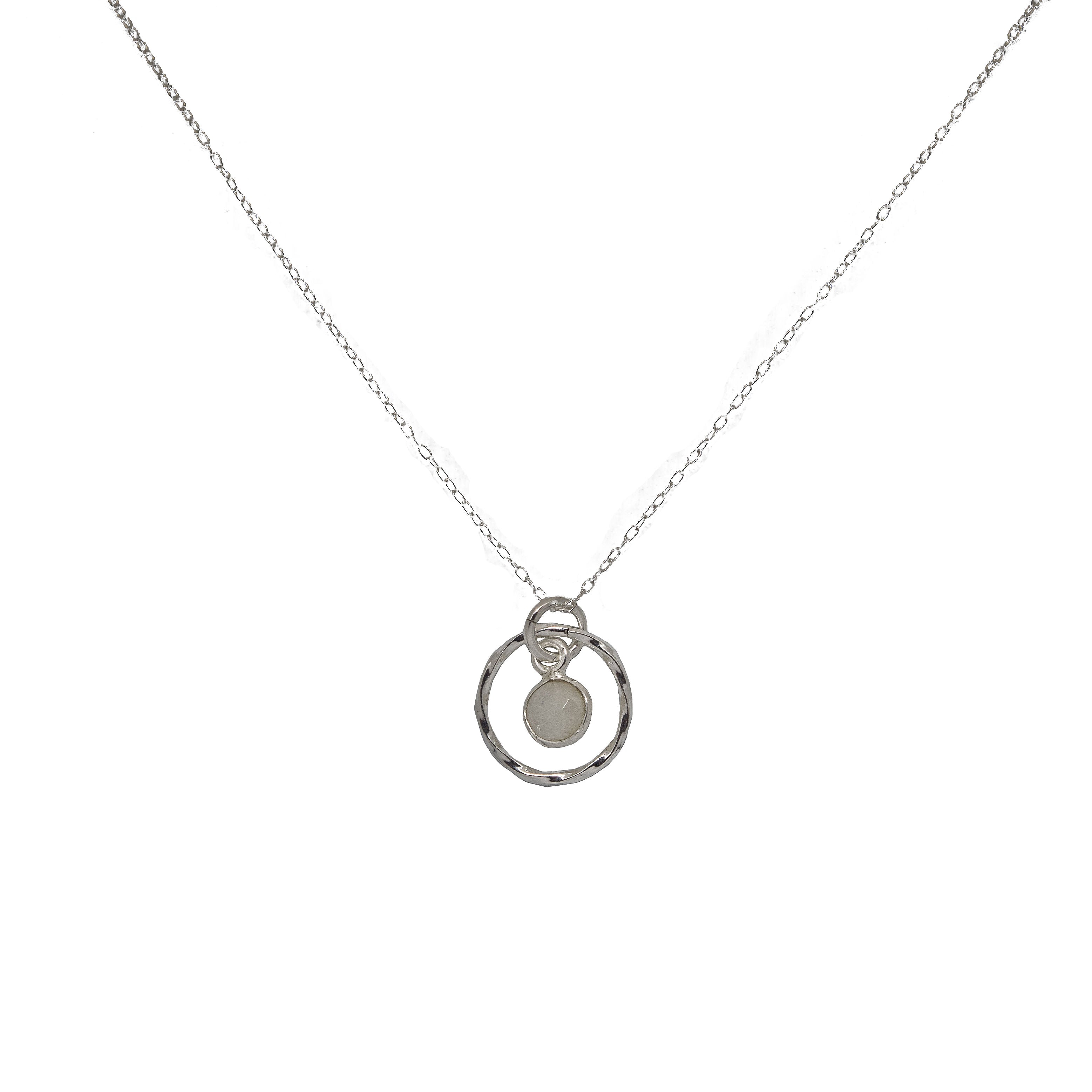 Sterling Silver Moonstone Necklace