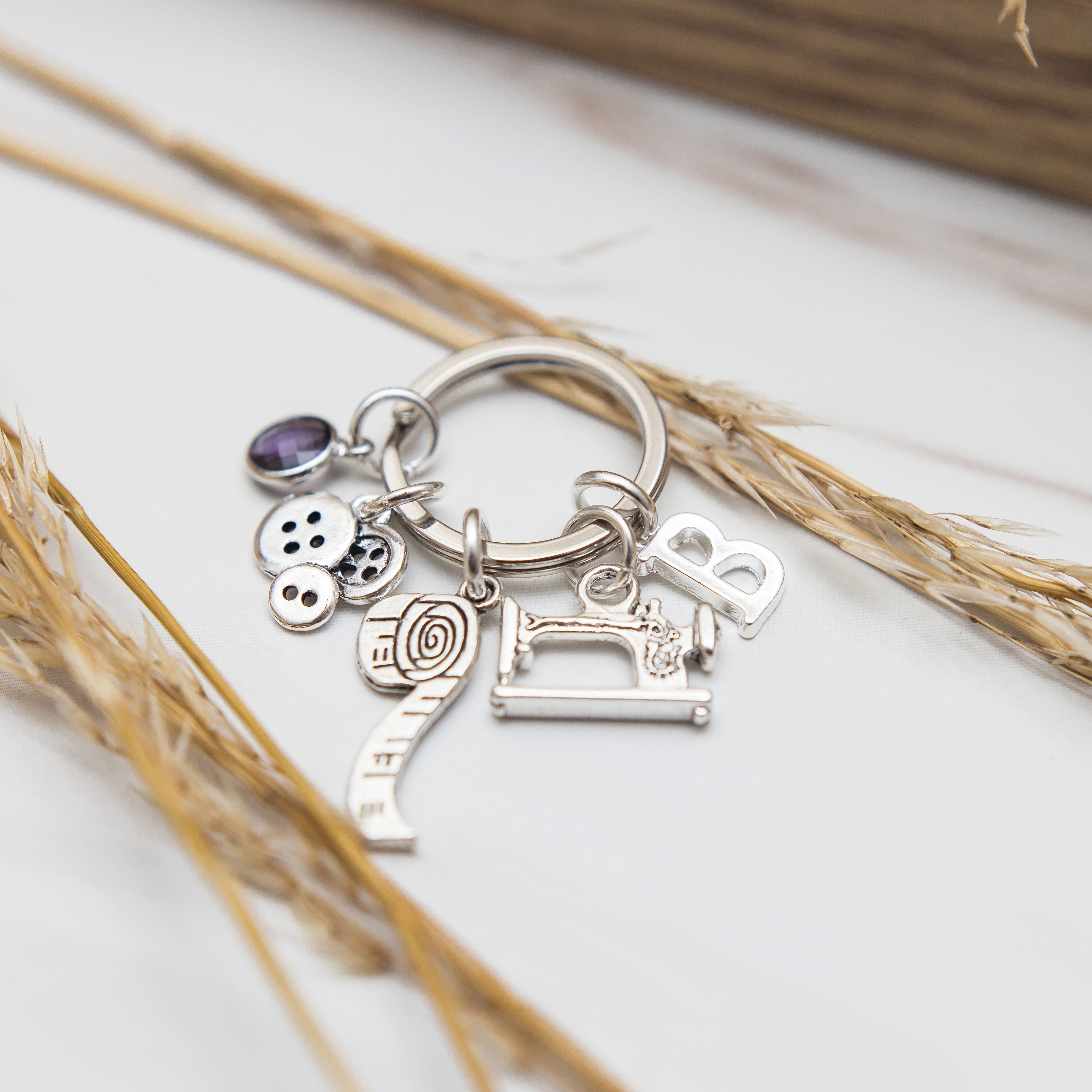 Personalised Sewing Keyring