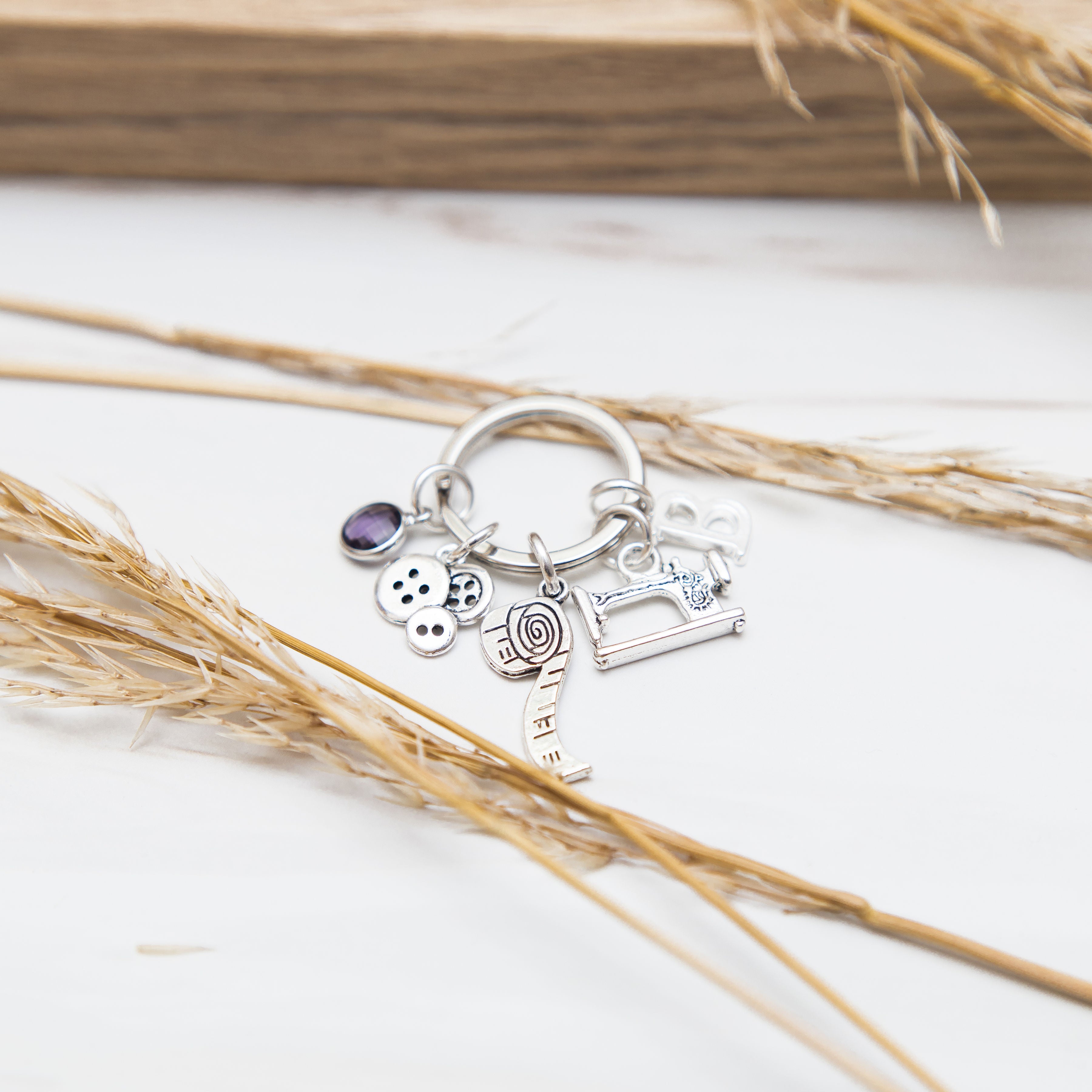 Personalised Sewing Keyring