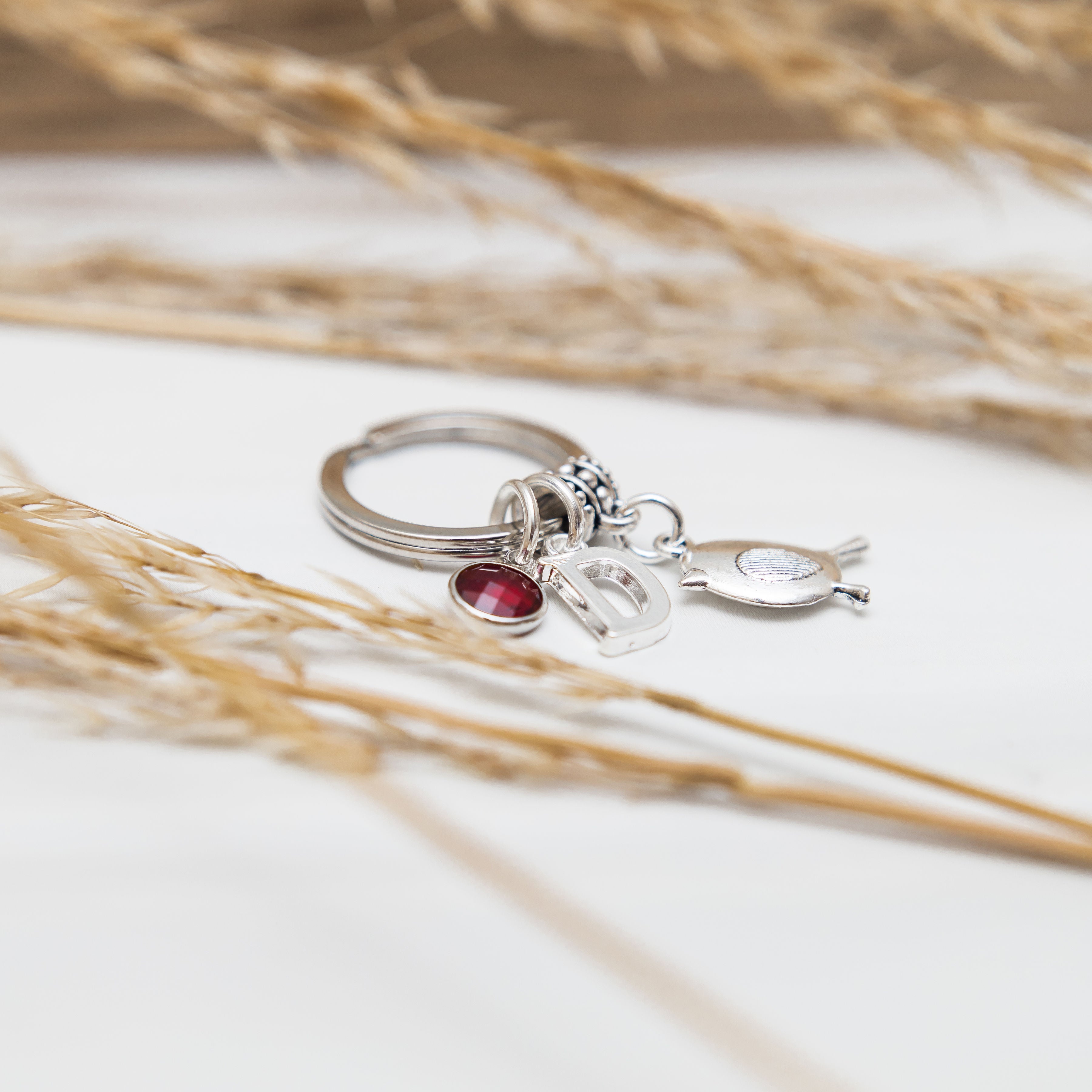 Personalised Robin Keyring