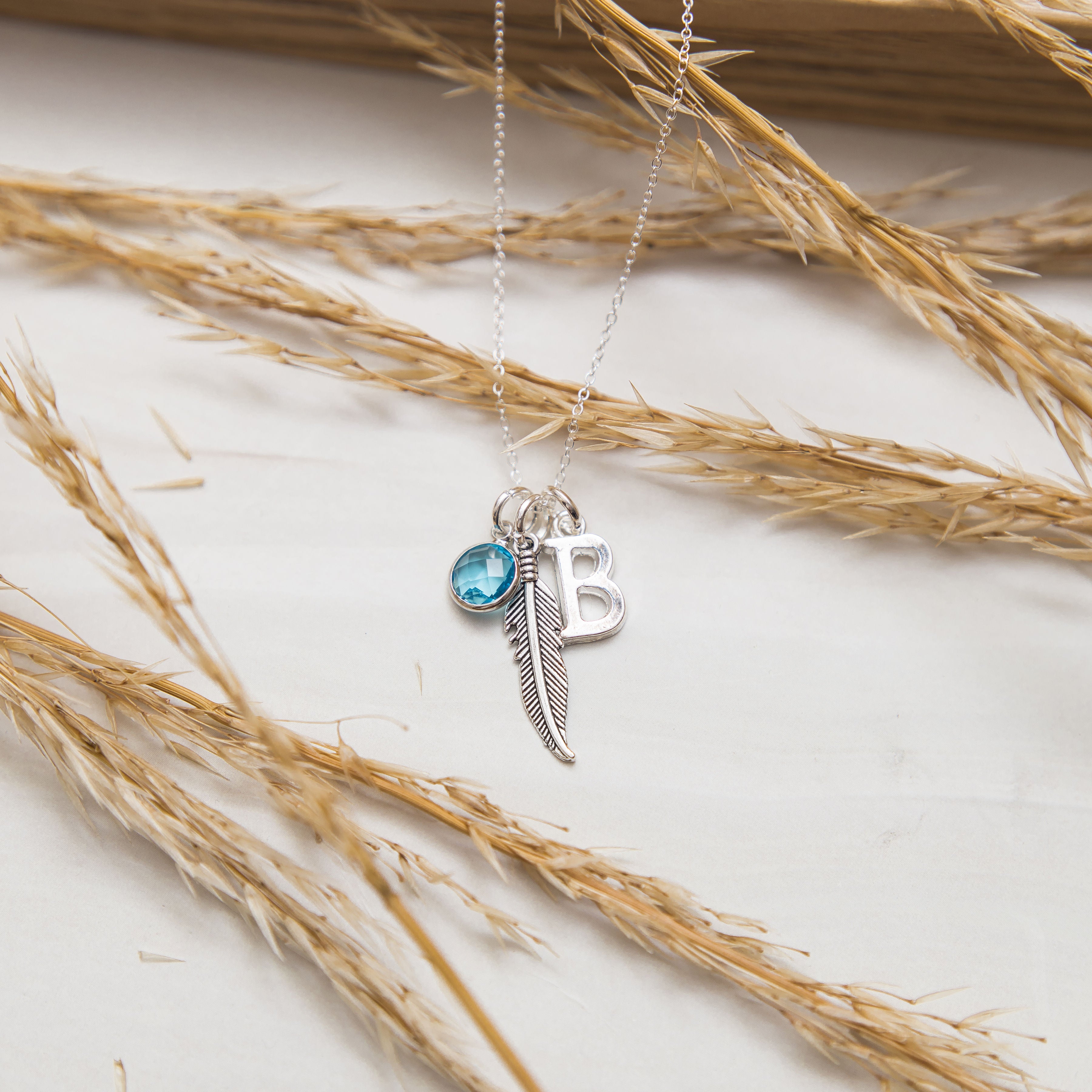 Personalised Feather Necklace