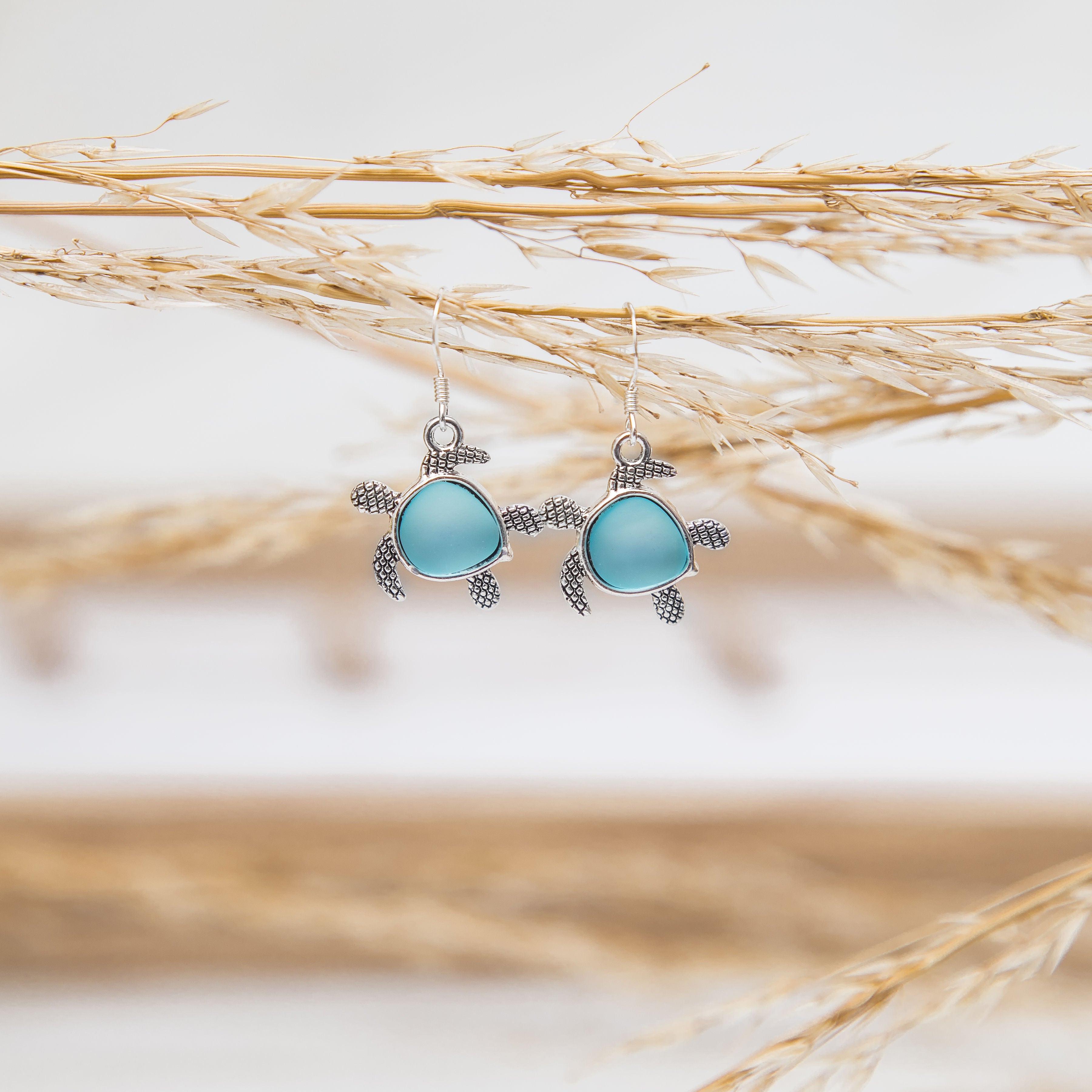 Turtle Charm Earrings