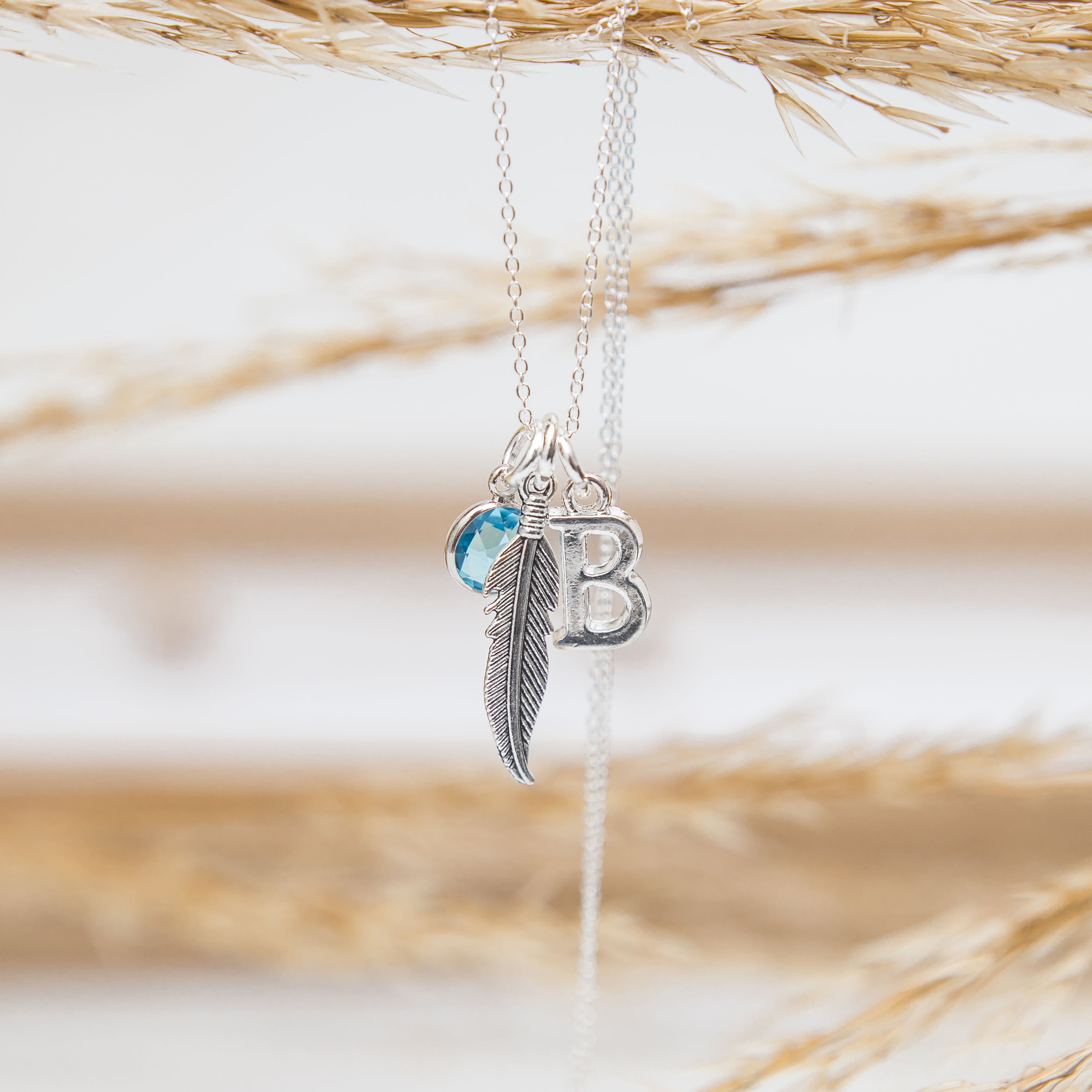 Personalised Feather Necklace