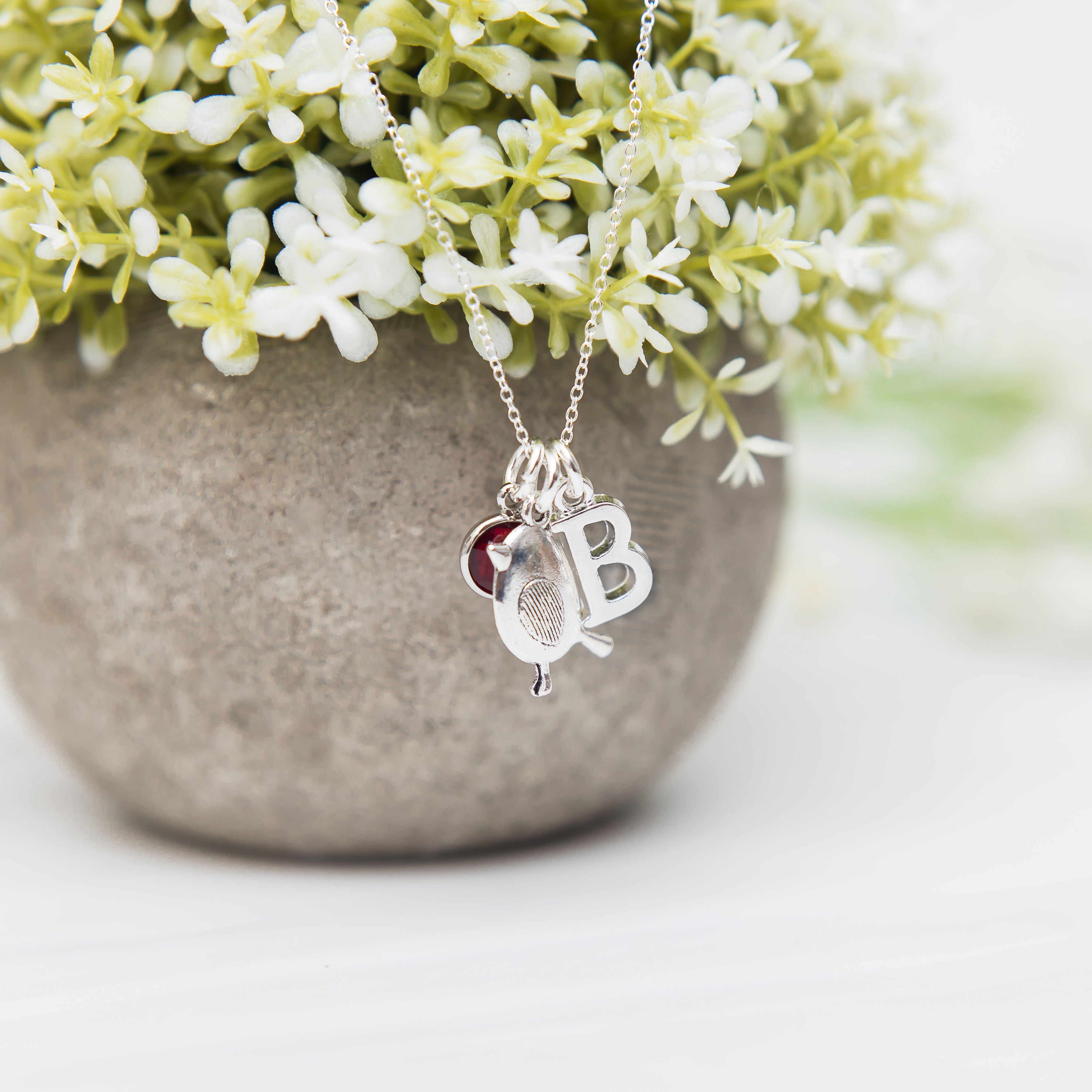 Personalised Robin Necklace