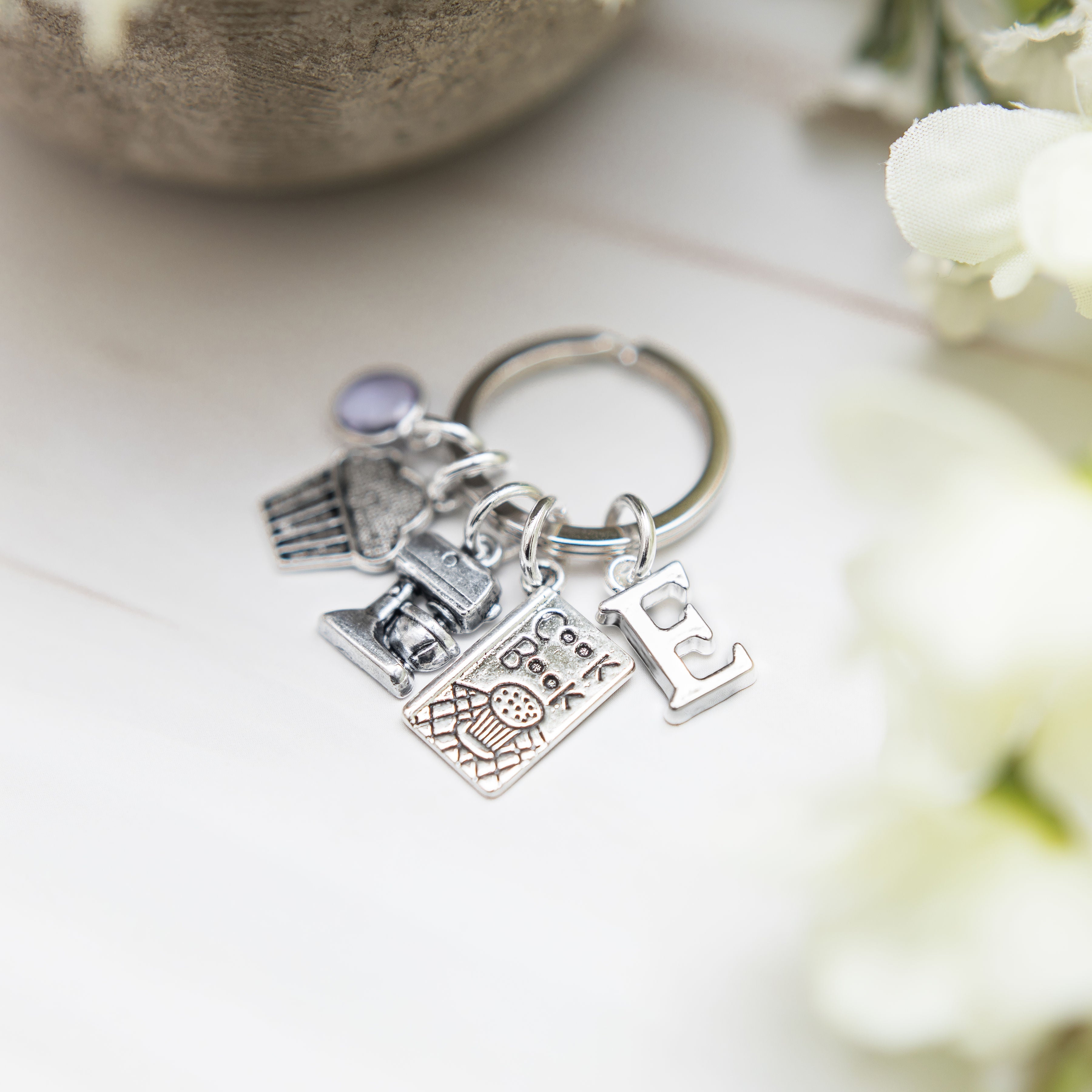 Personalised Baker Keyring