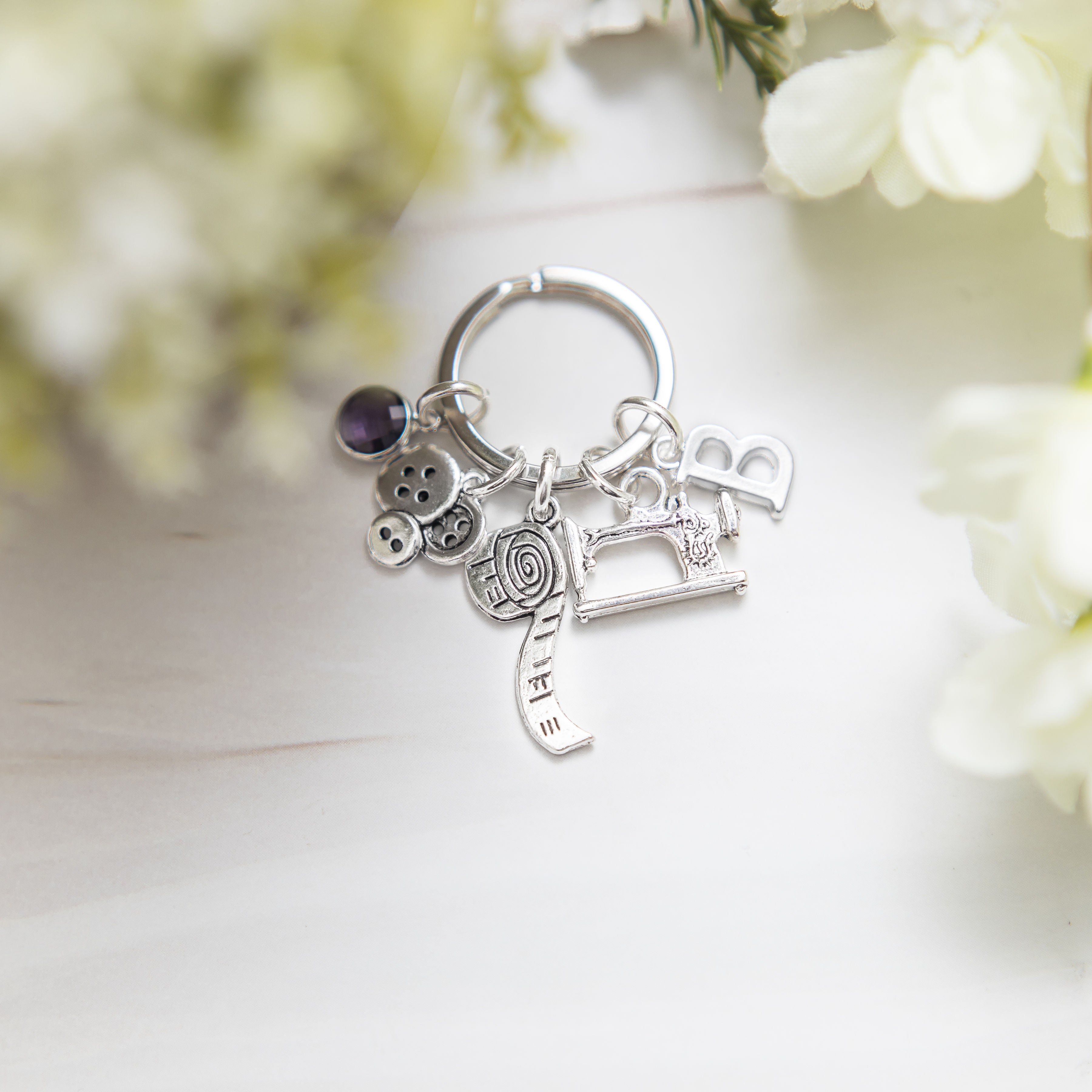 Personalised Sewing Keyring