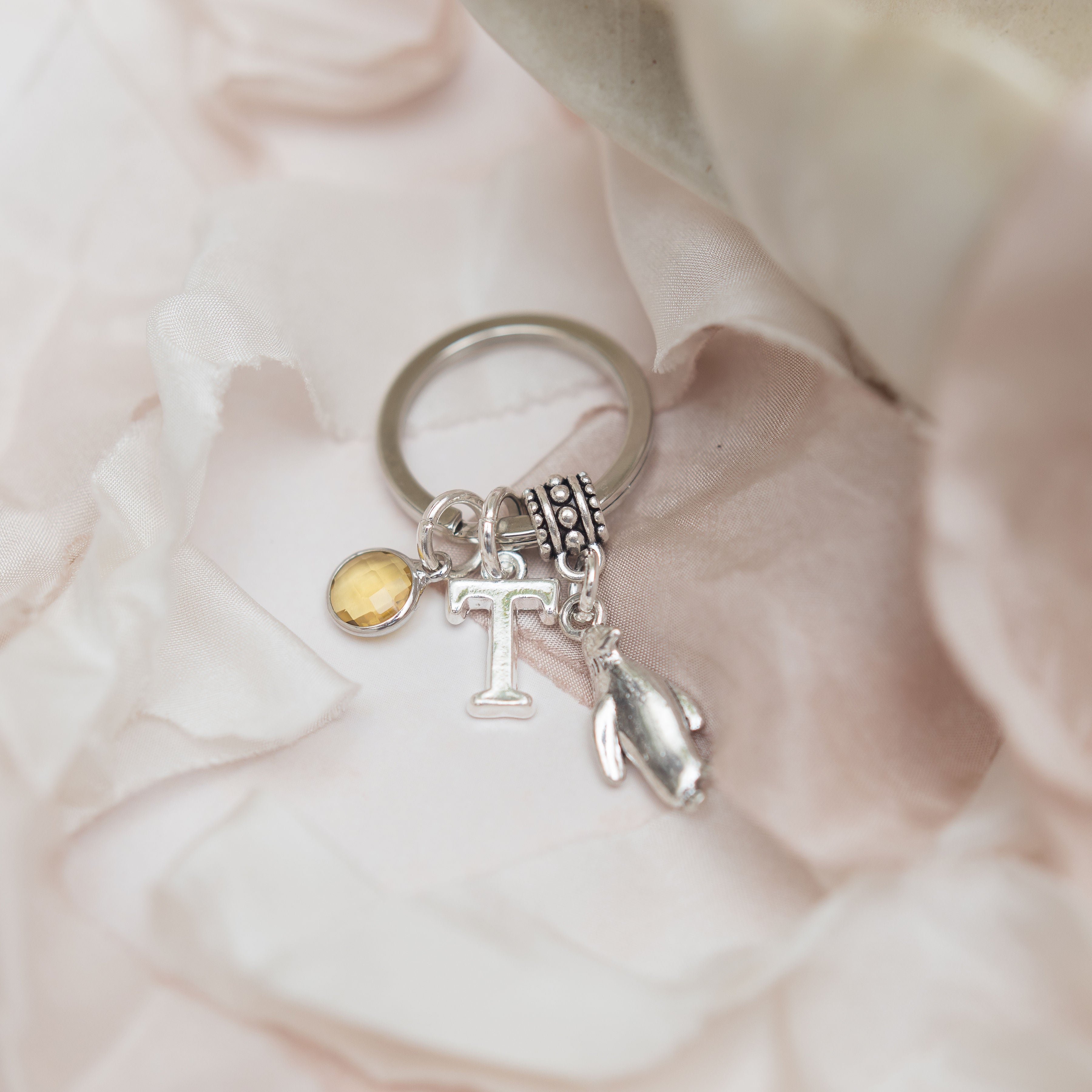 Personalised Penguin Keyring