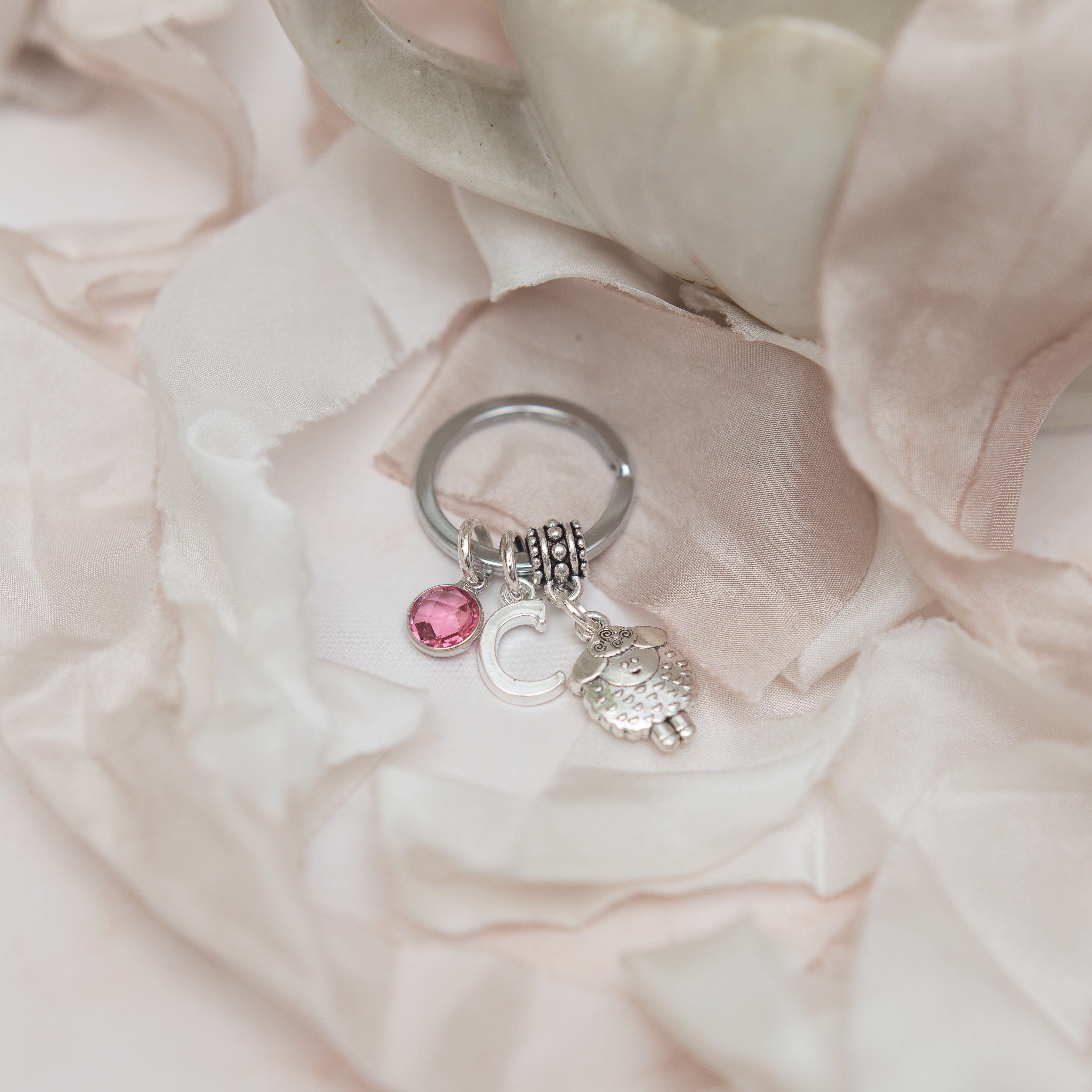 Personalised Sheep Keyring