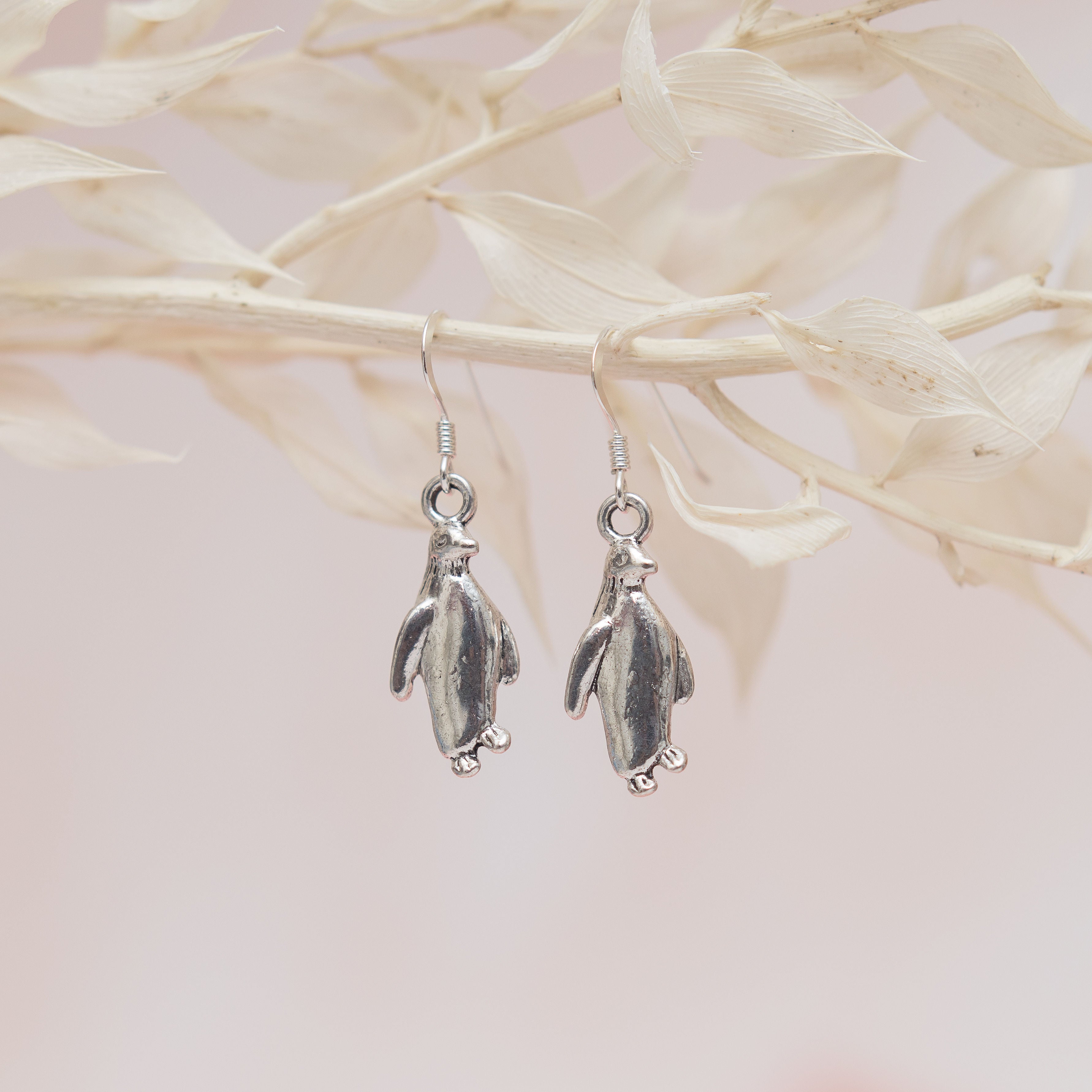 Penguin Charm Earrings