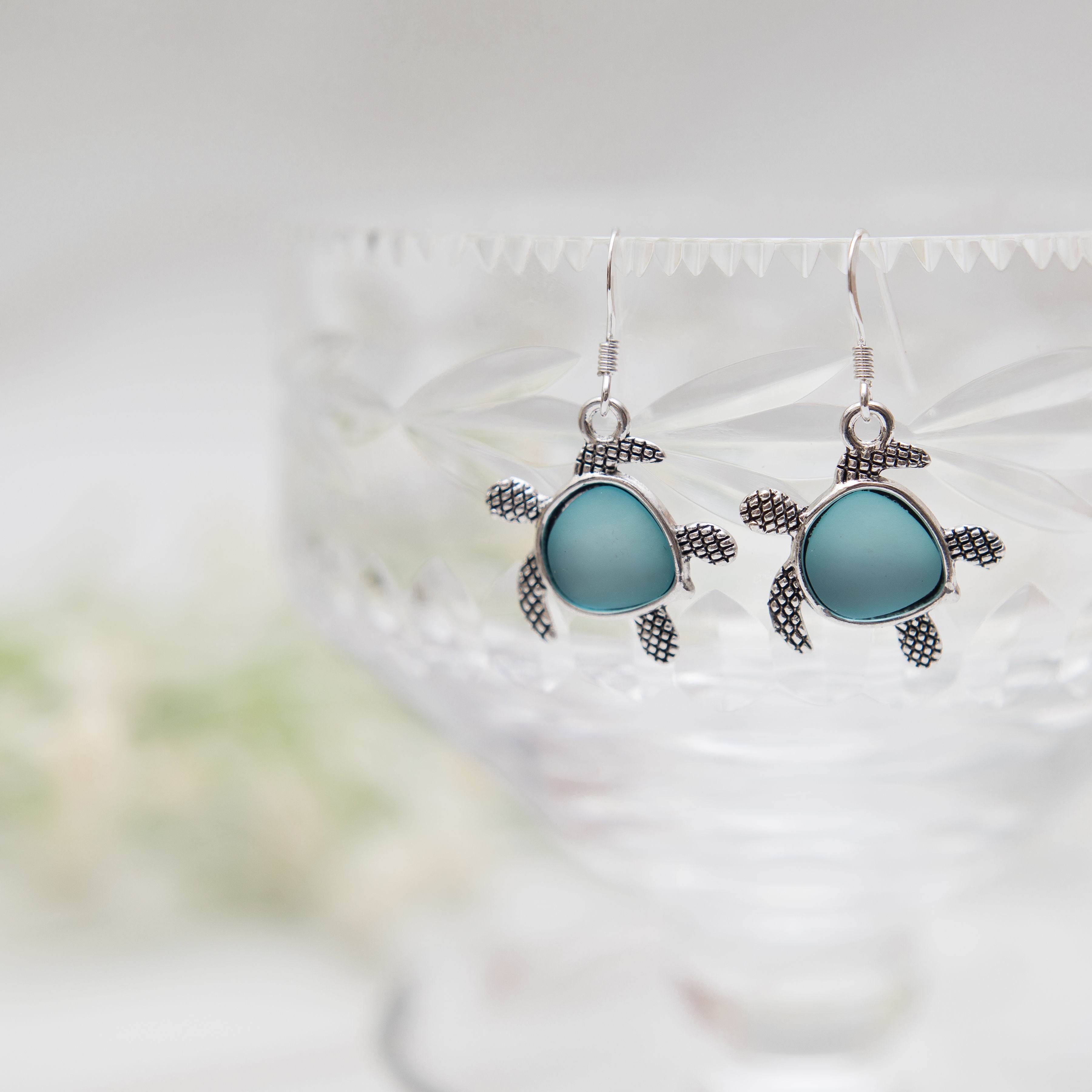 Turtle Charm Earrings