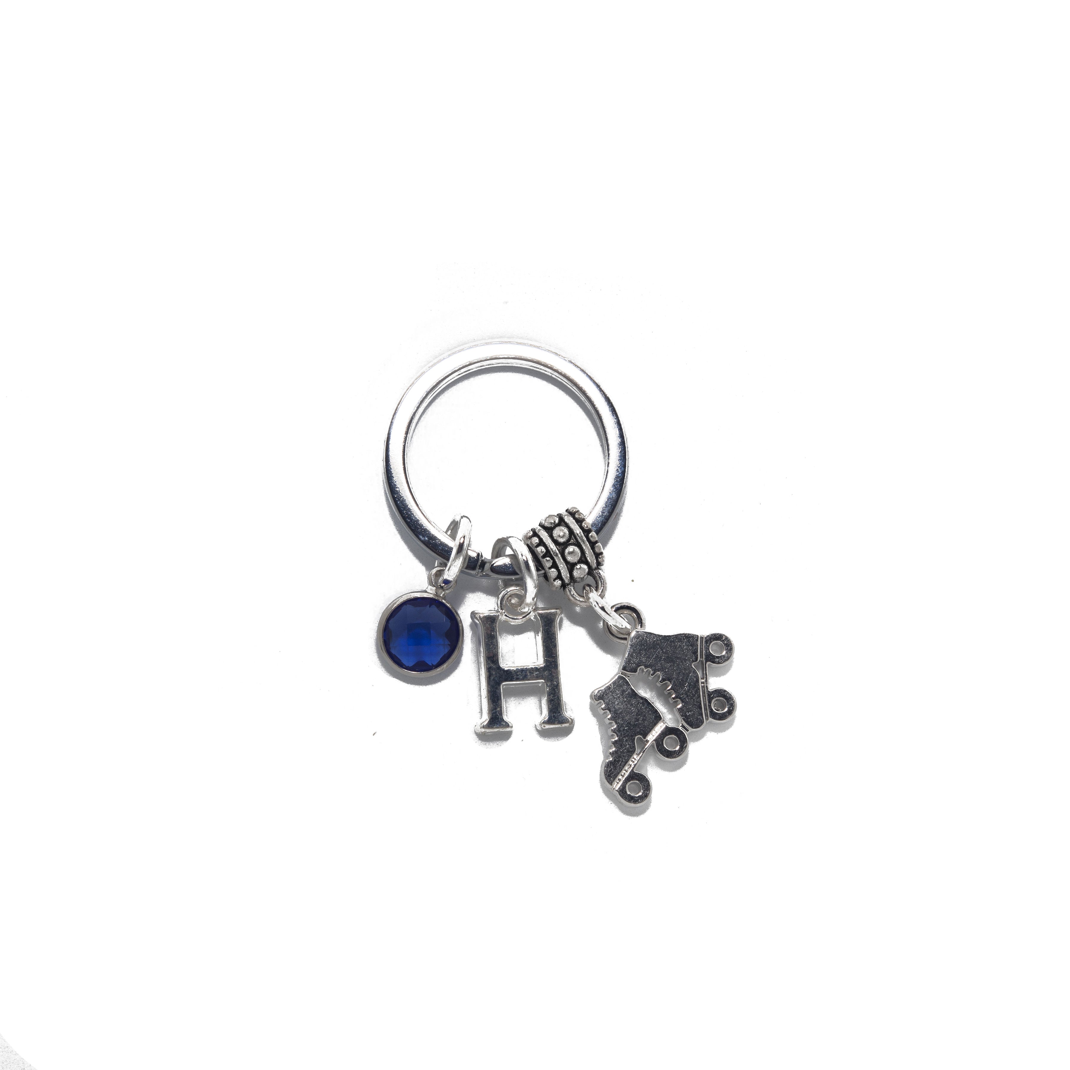 Personalised Roller Skate Keyring