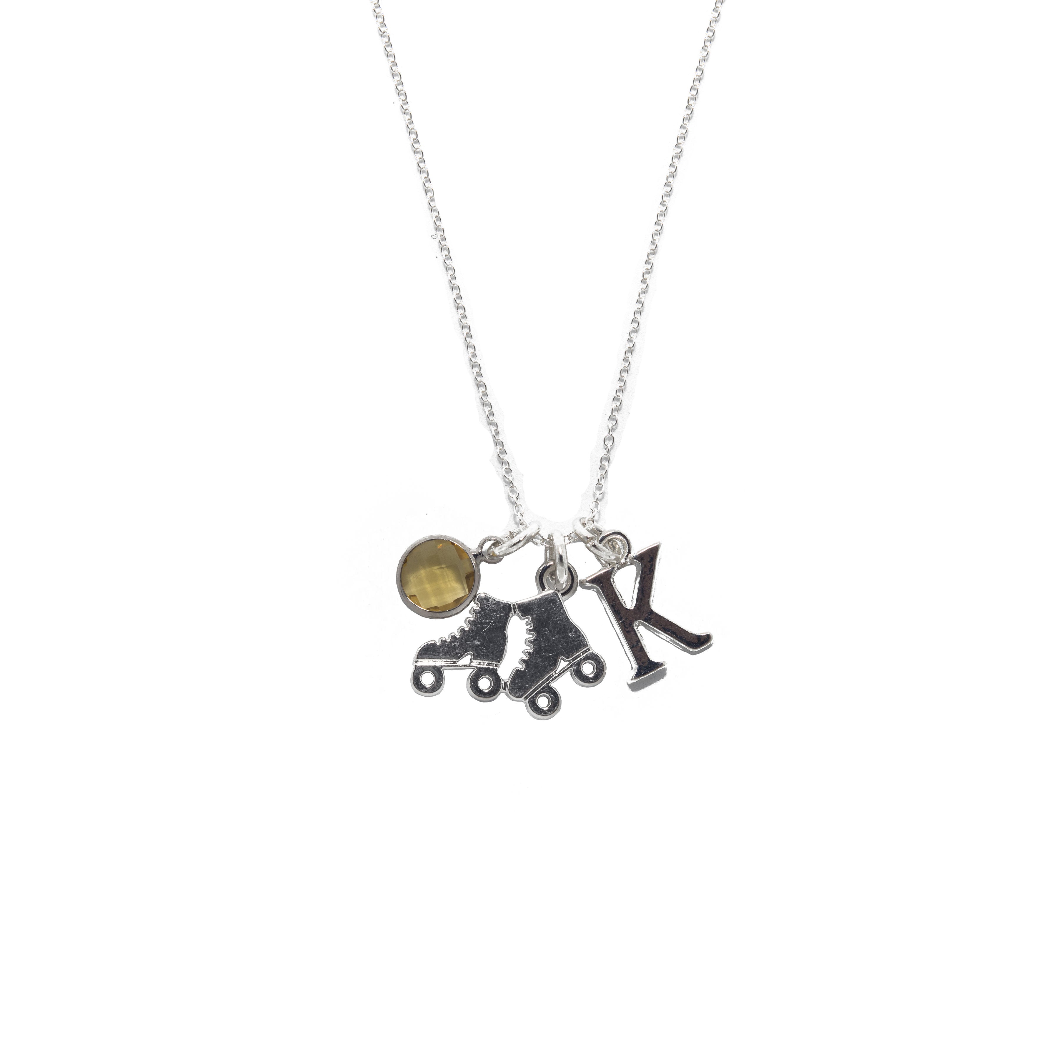 Personalised Roller Skate Necklace