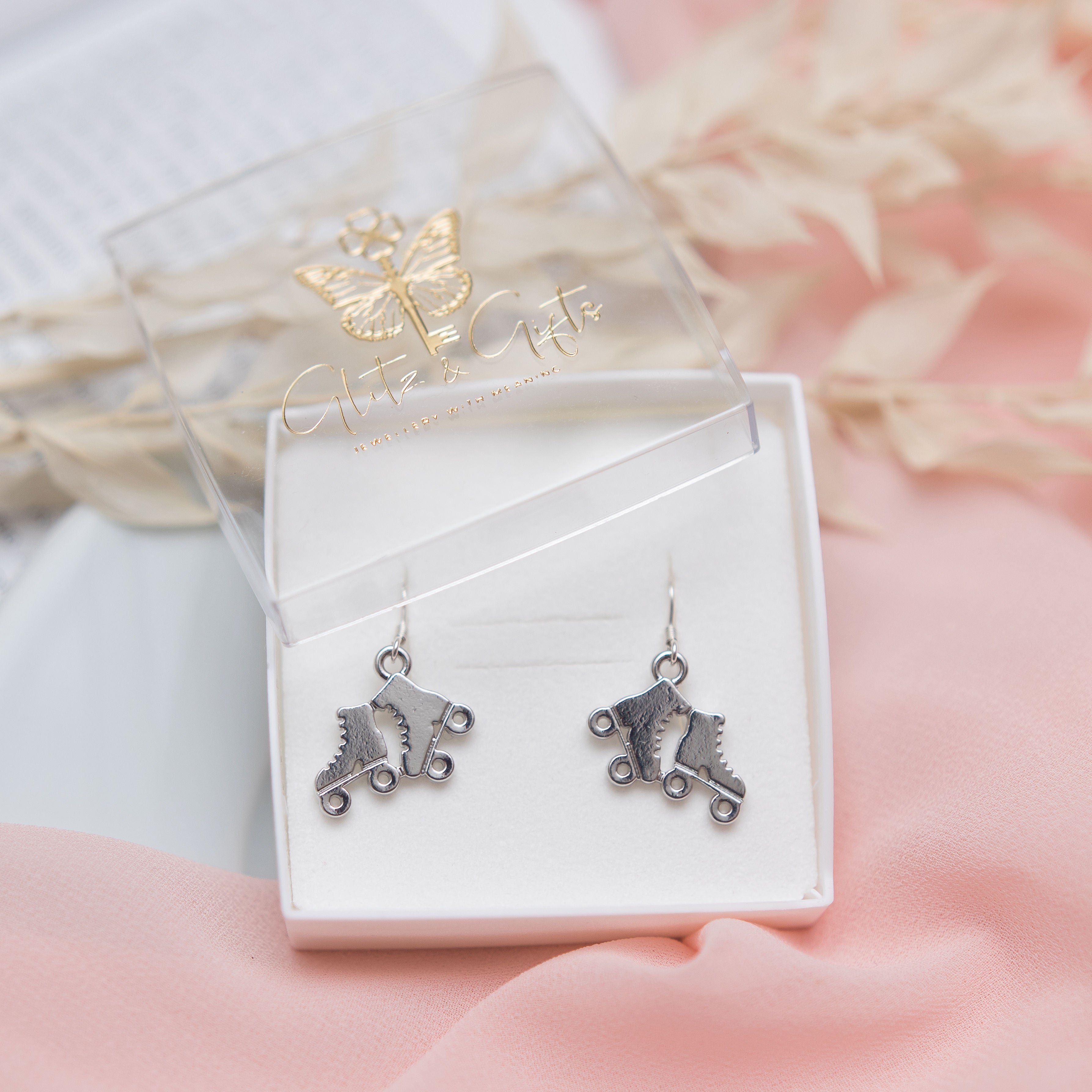 Roller Skate Charm Earrings