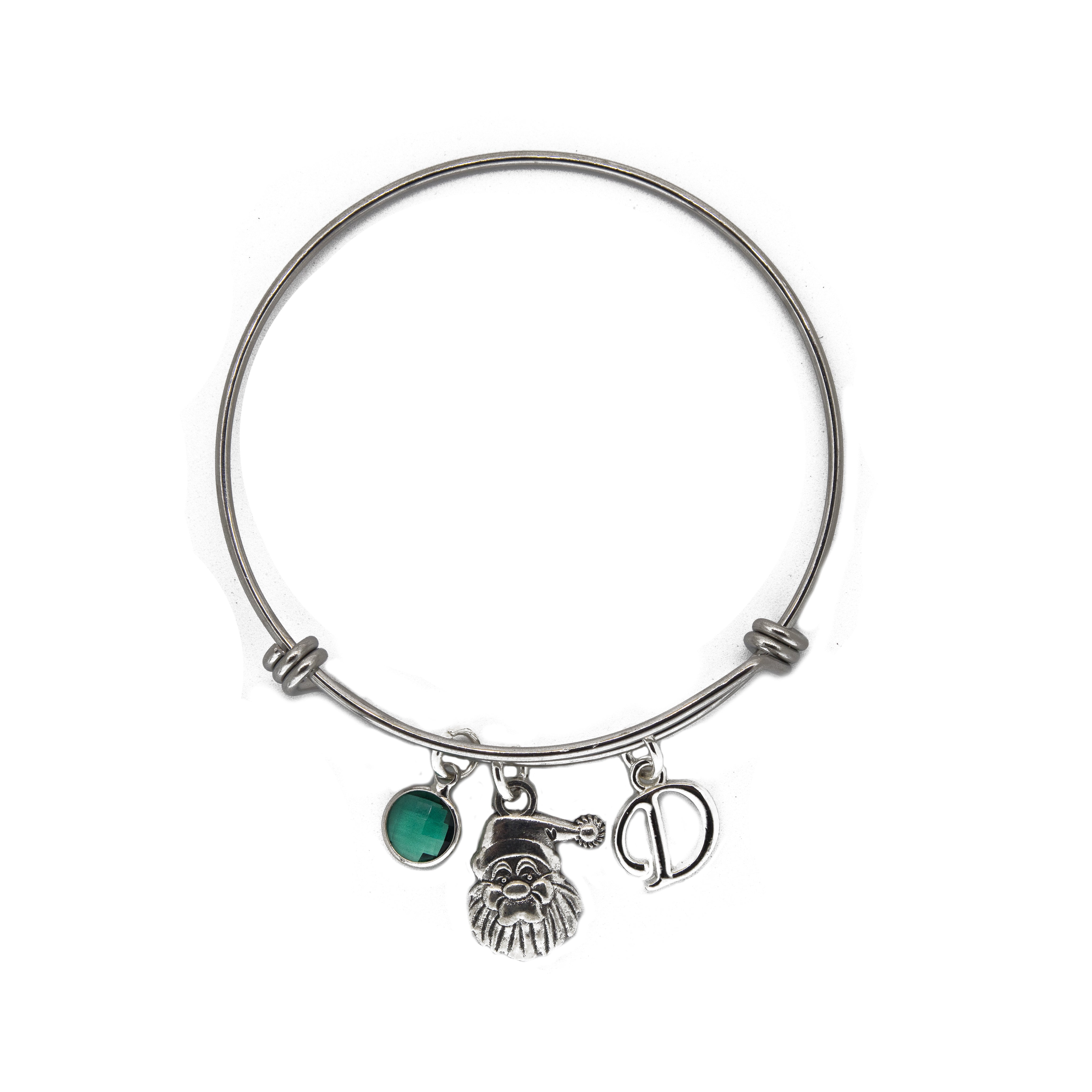 Personalised Santa Claus Father Christmas Bangle