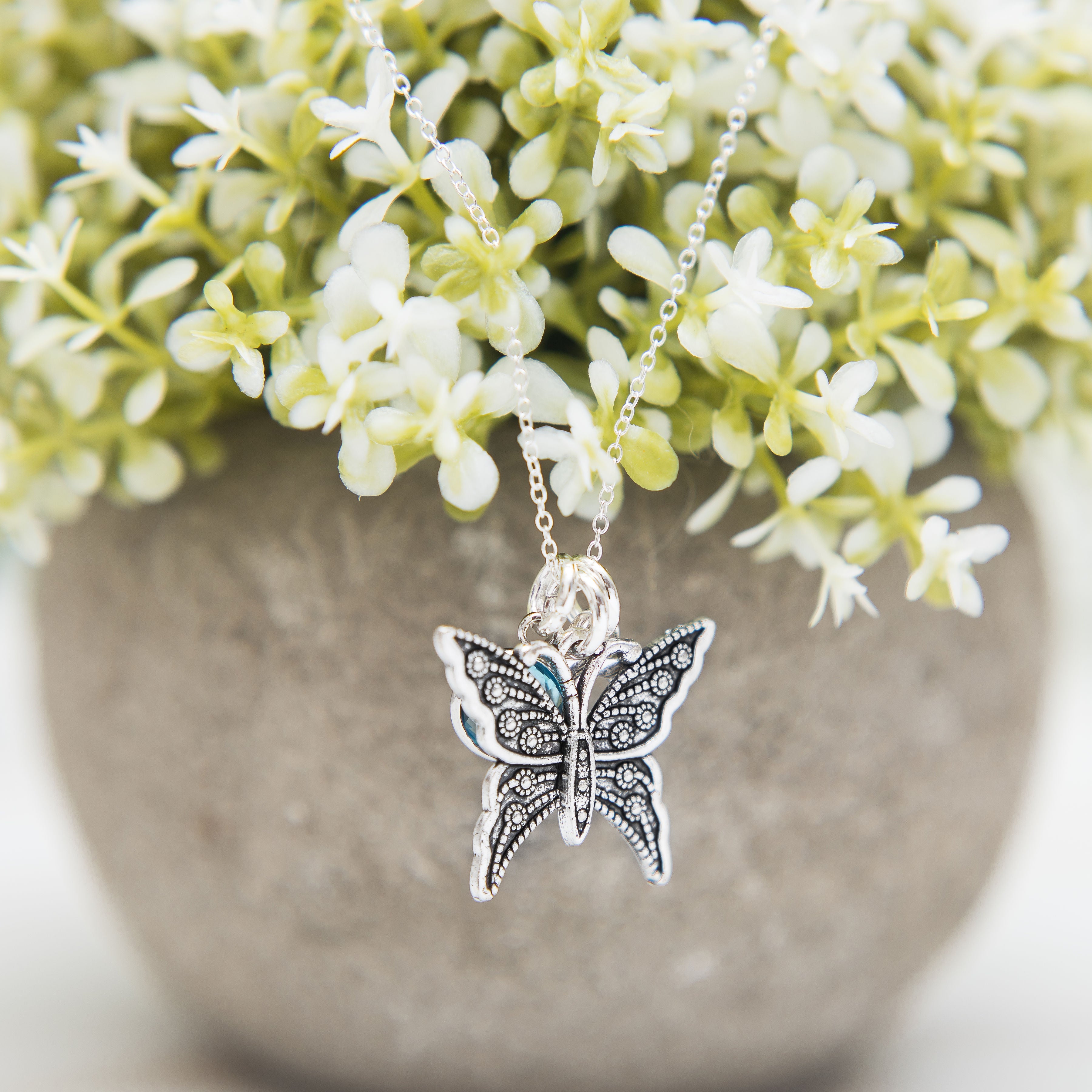 Personalised Butterfly Necklace