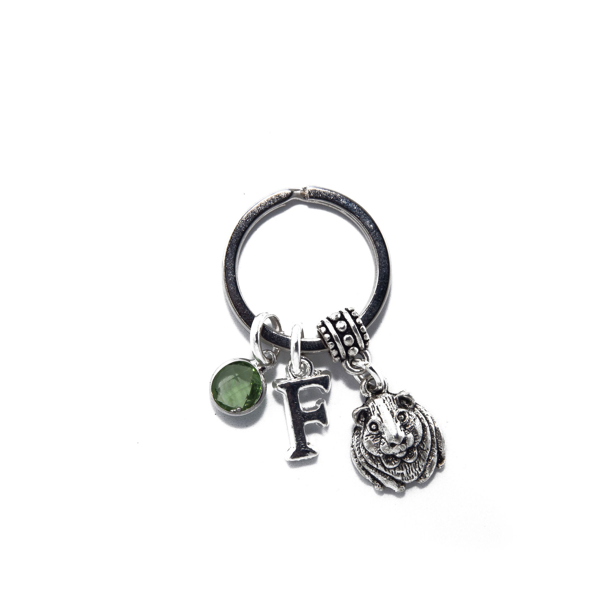 Personalised Guinea pig keyring
