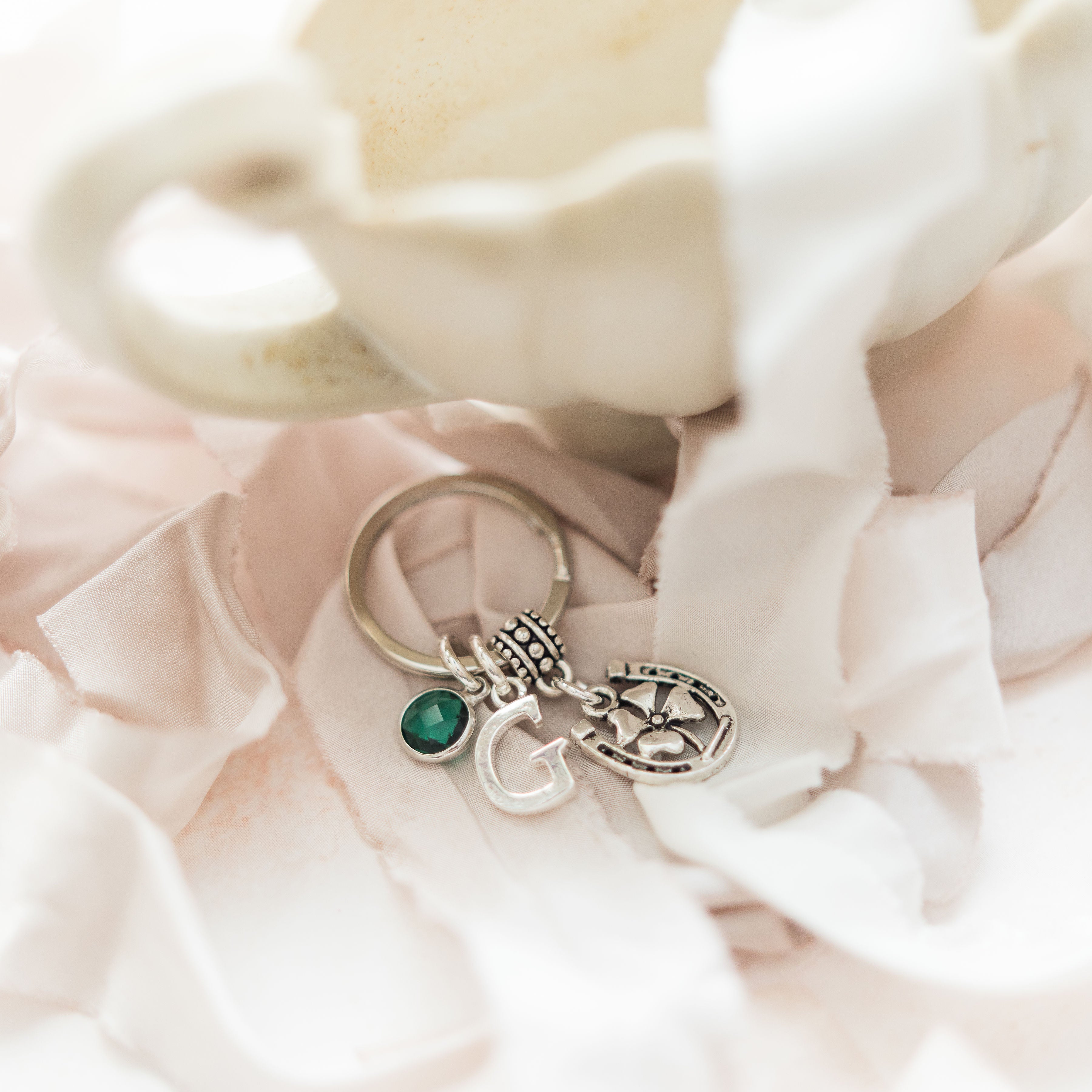 Personalised Horse Shoe Keyring