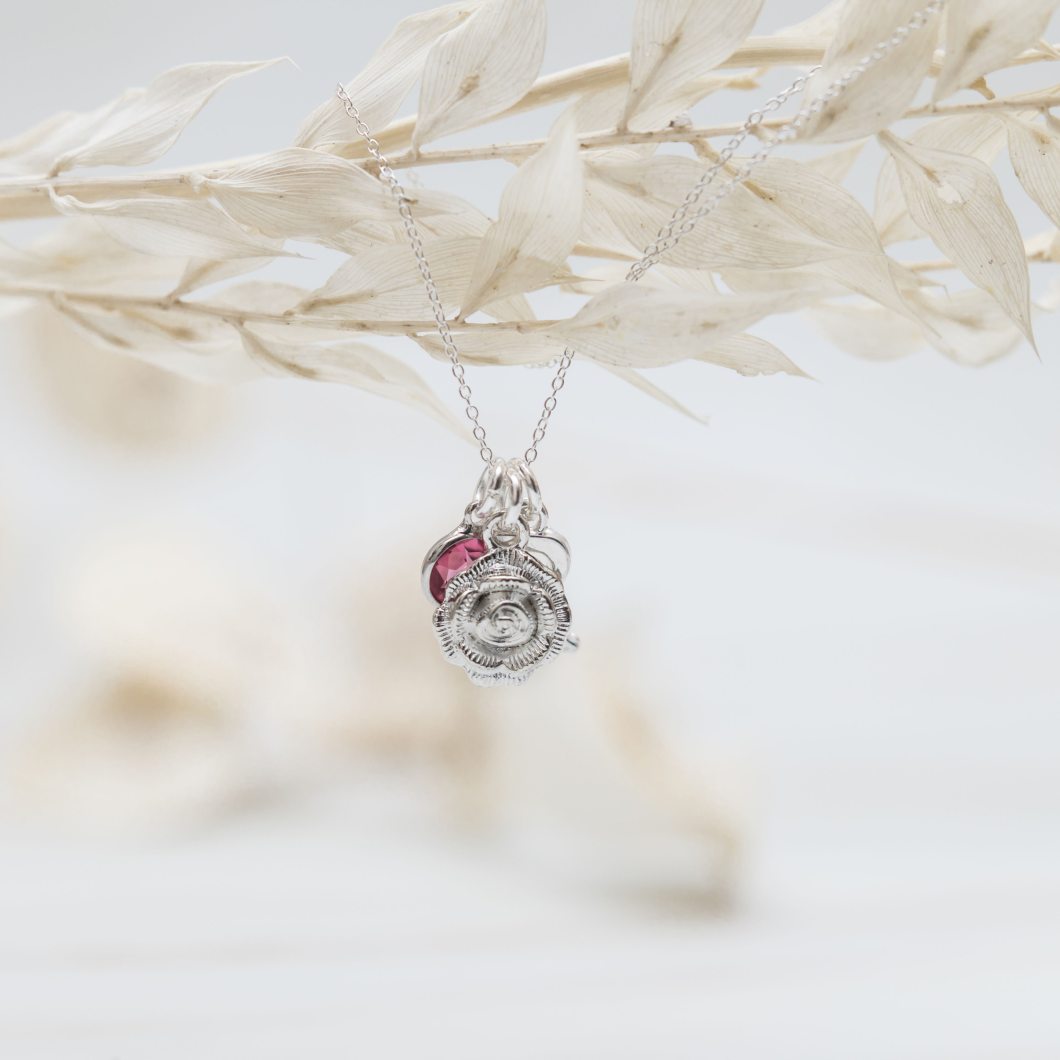 Personalised Rose Necklace