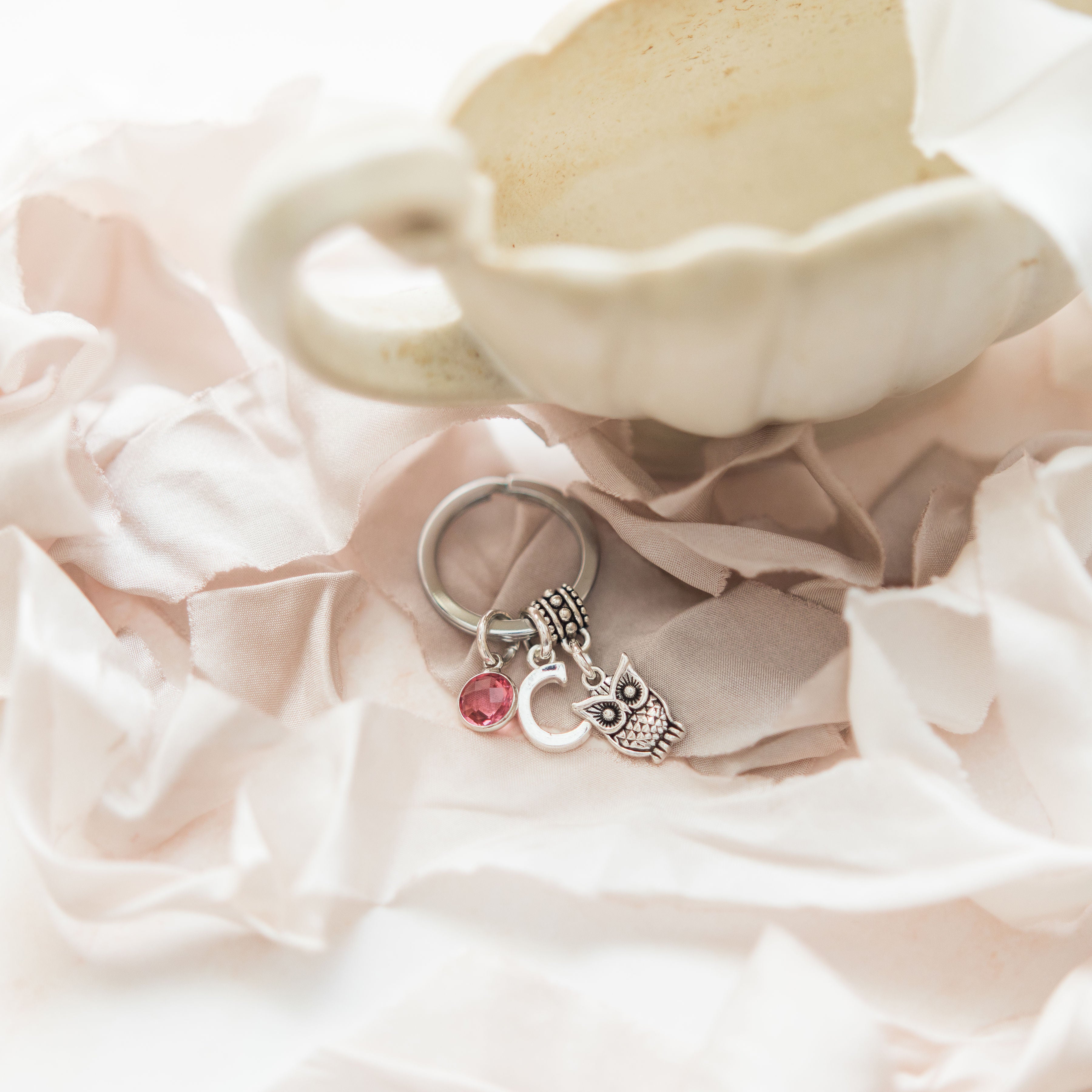 Personalised Owl Keyring