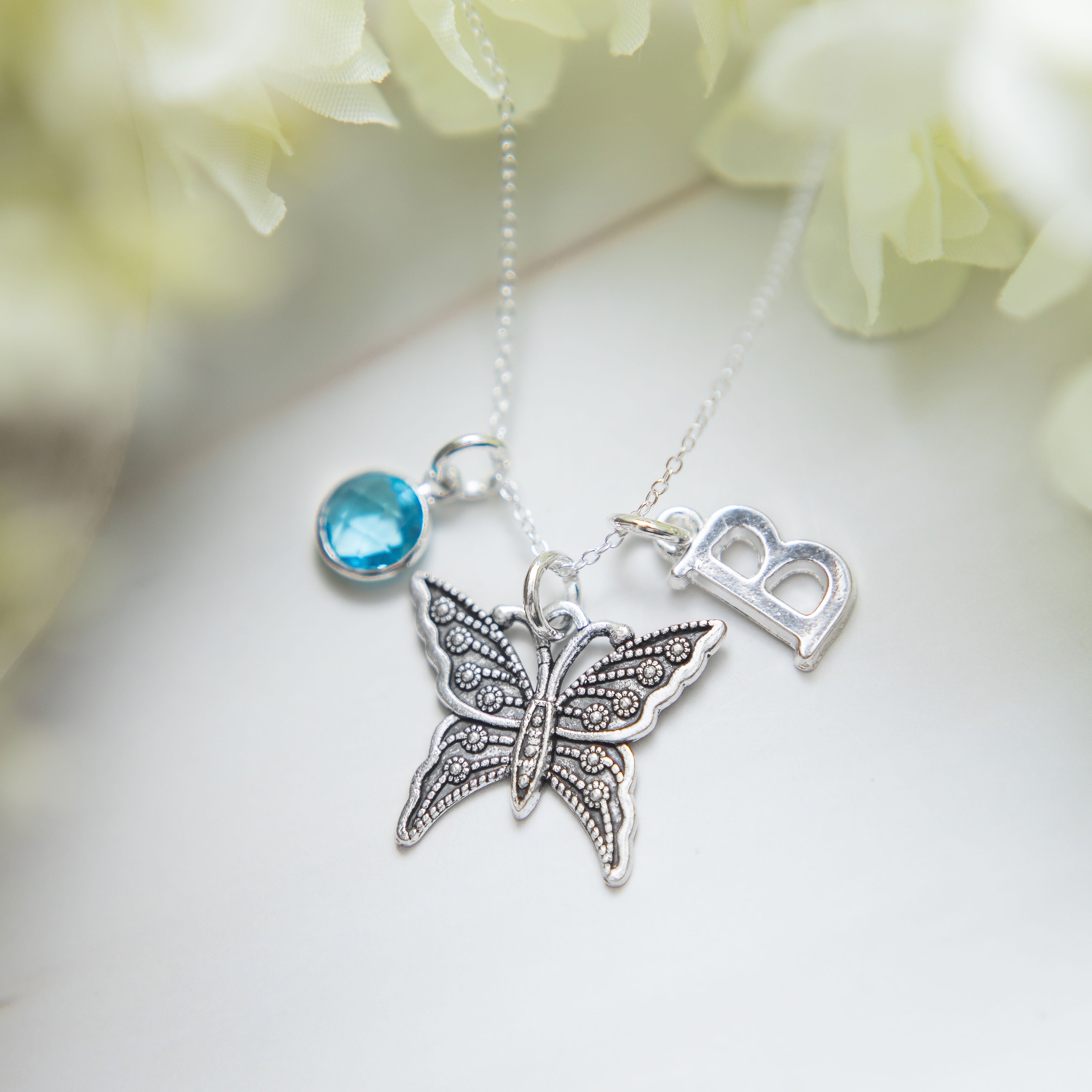 Personalised Butterfly Necklace